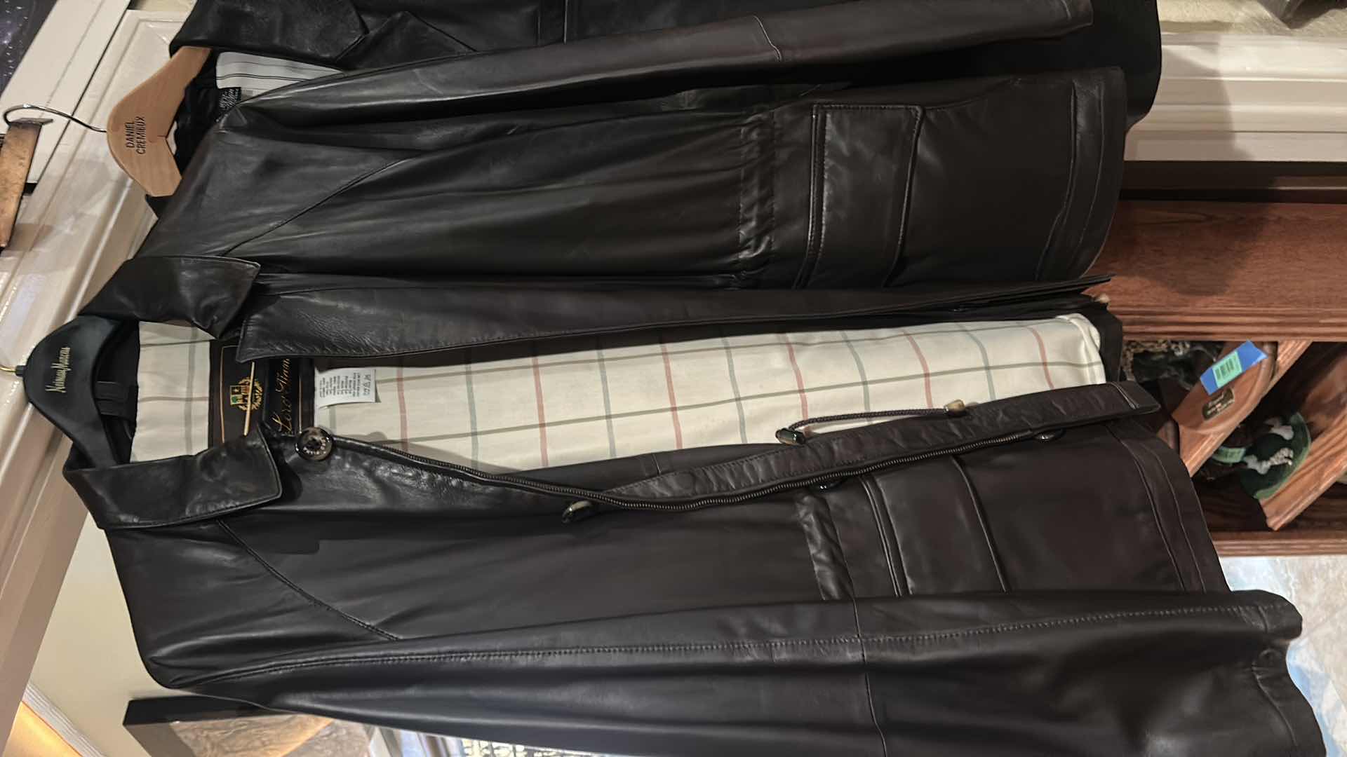 Photo 1 of 5 MENS DESIGNER LEATHER JACKETS SIZE L XL