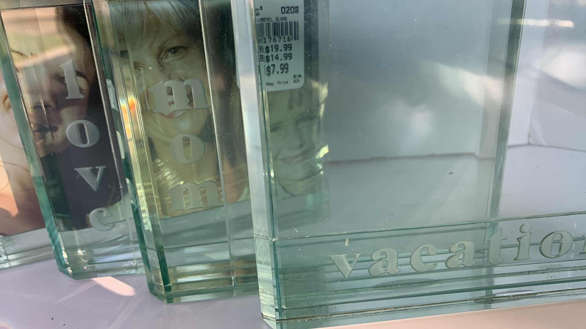 Photo 1 of 6 BEVELED GLASS FAMILY PHOTO FRAMES