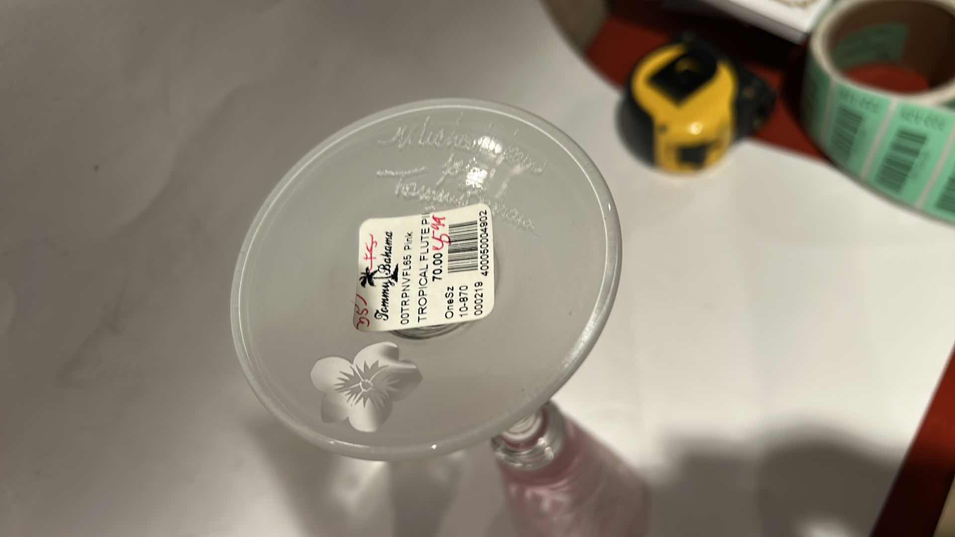 Photo 1 of 2 PC TOMMY BAHAMAS GLASS WARE