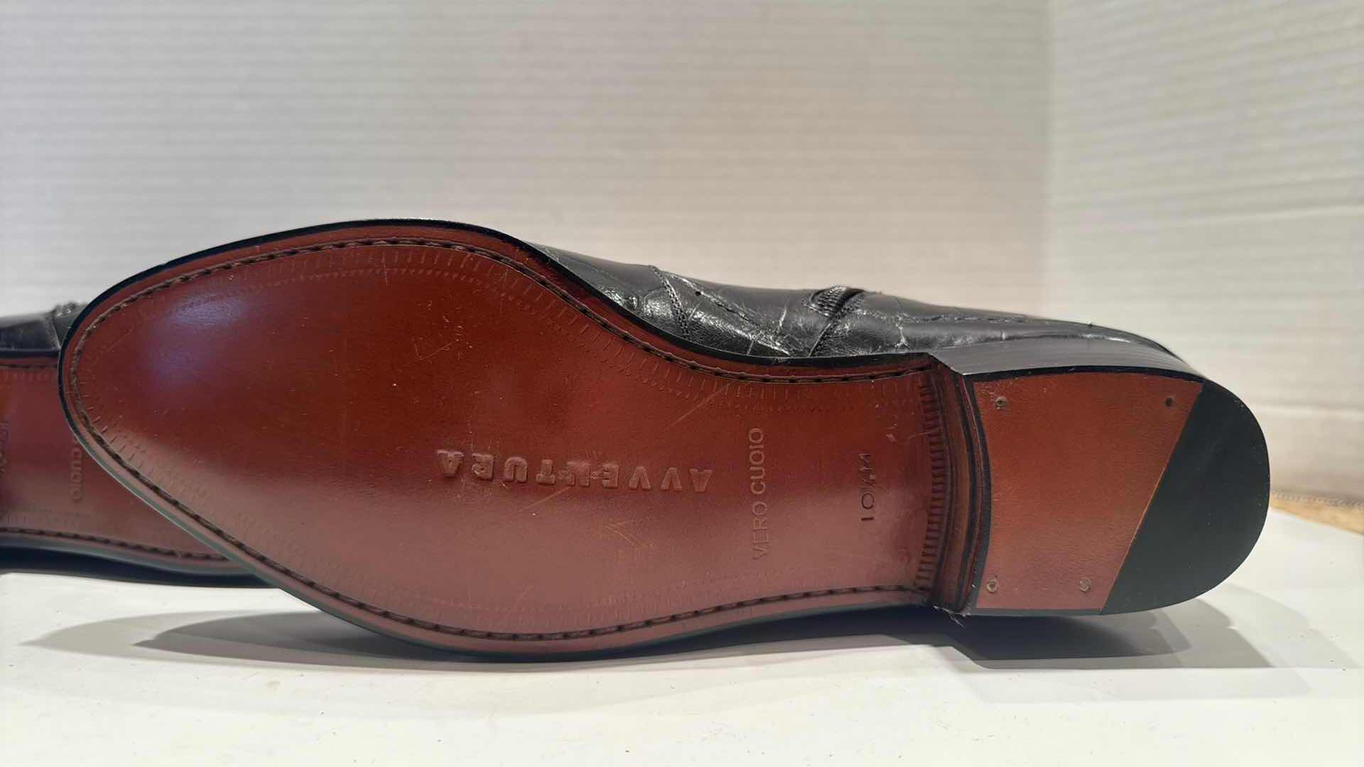 Photo 1 of AVENTURA BLACK SKIN LEATHER MEN’S ANKLE DRESS BOOTS (SIZE 10 M)-LIKE NEW