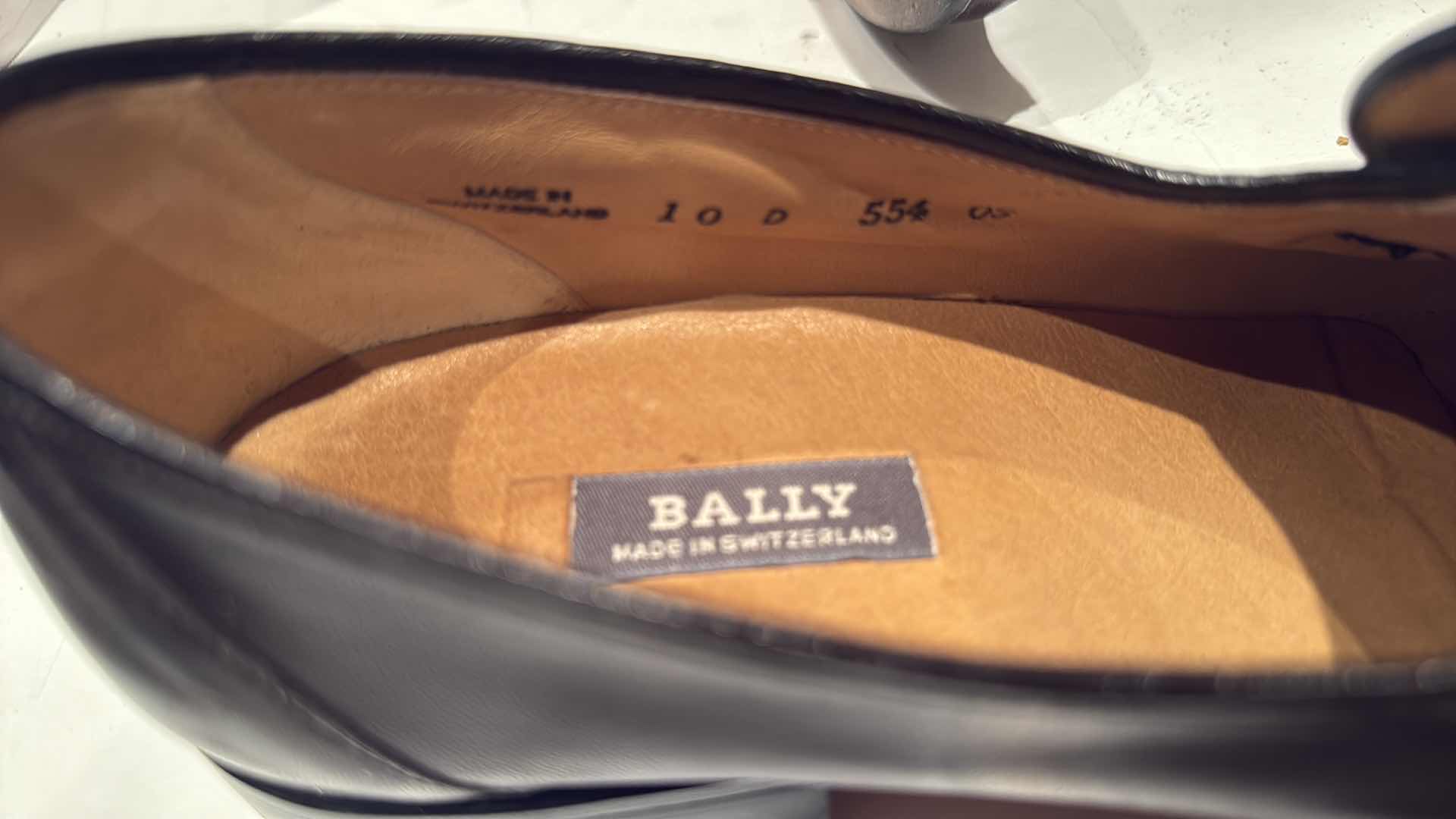 Photo 1 of 2-PAIRS BALLY MEN’S DESIGNER LEATHER LOAFER SHOES (SIZE 10)