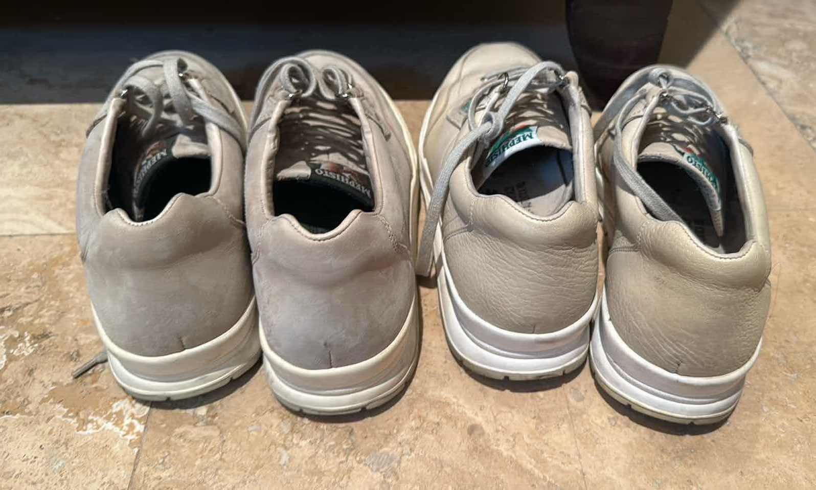 Photo 1 of 2-PAIRS MEN’S MEPHISTO RUNNING SHOES (SIZE 9.5)