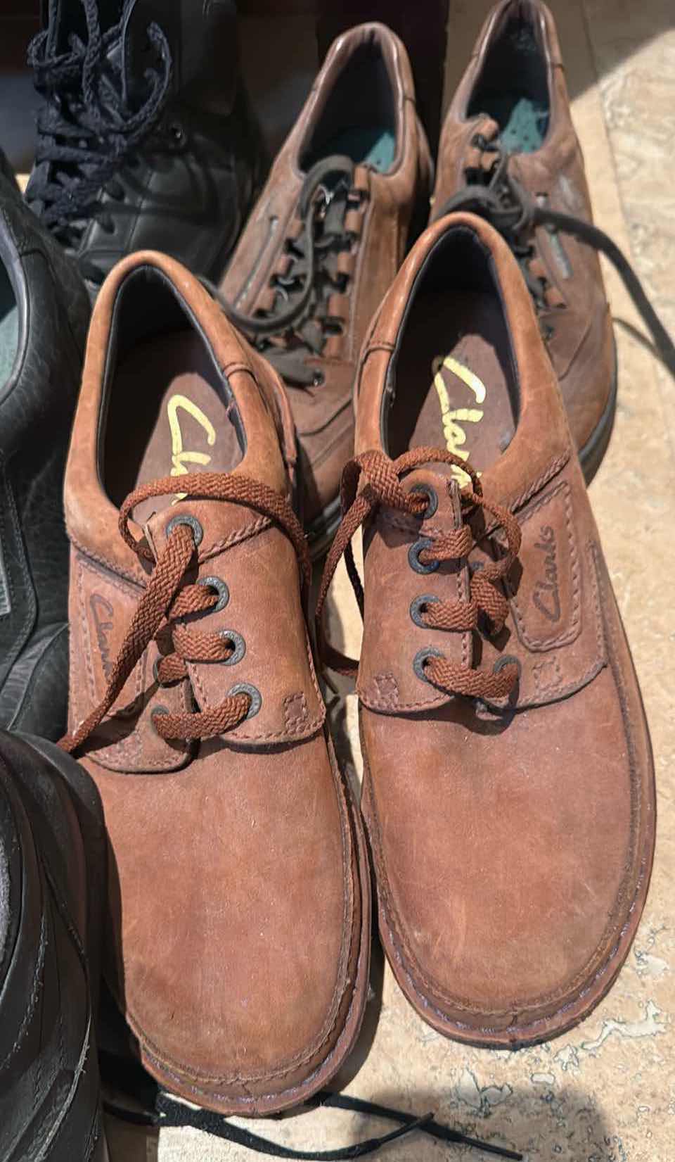 Photo 1 of 5-PAIRS MEN’S SHOES (SIZE 9-10)