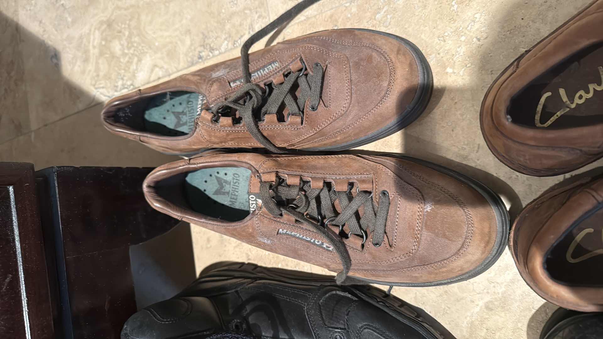 Photo 1 of 5-PAIRS MEN’S SHOES (SIZE 9-10)