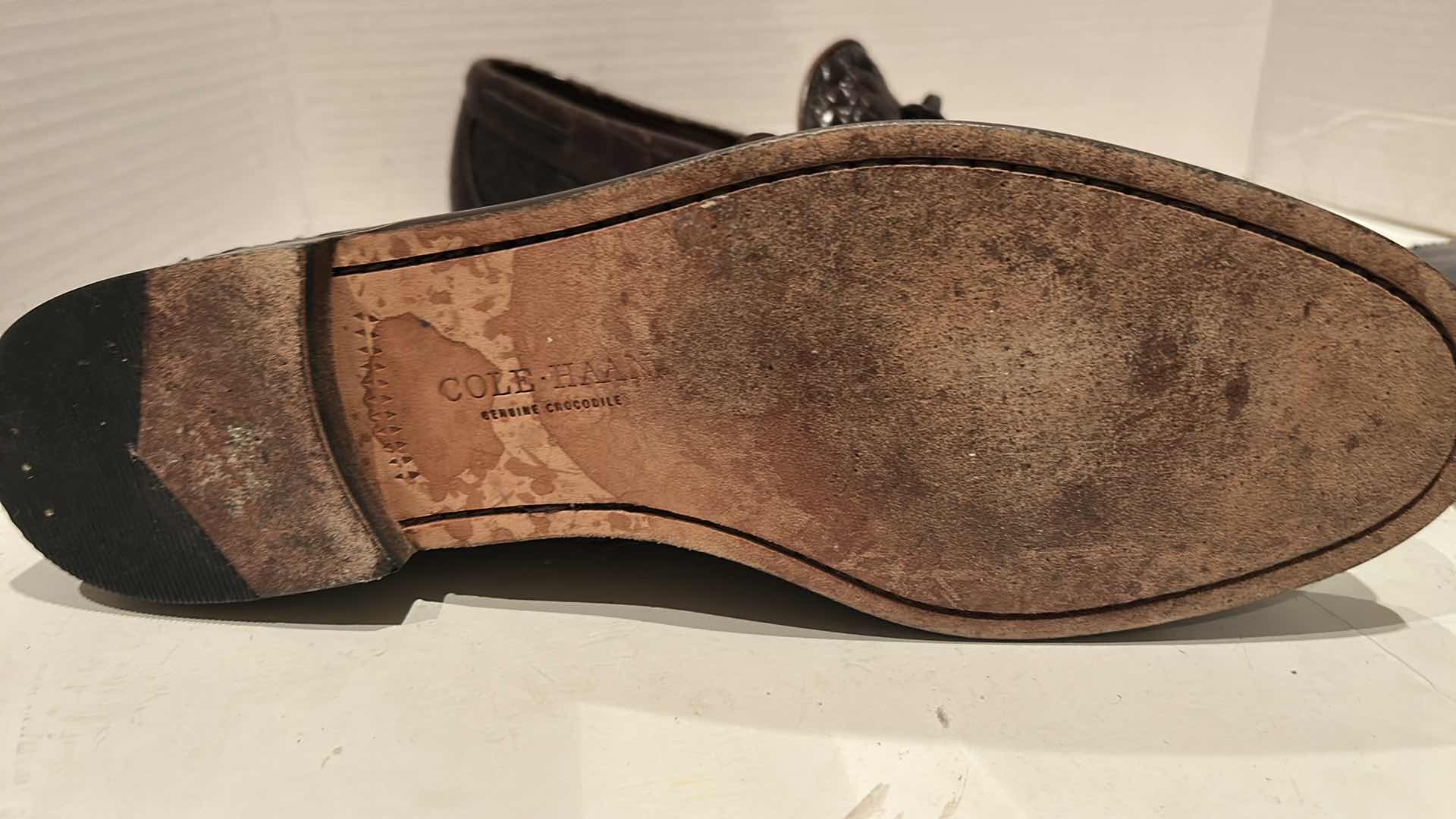 View 7 of 2 PAIRS- DESIGNER COLE HAAN MEN'S LEATHER LOAFERS (SIZE 10.5)