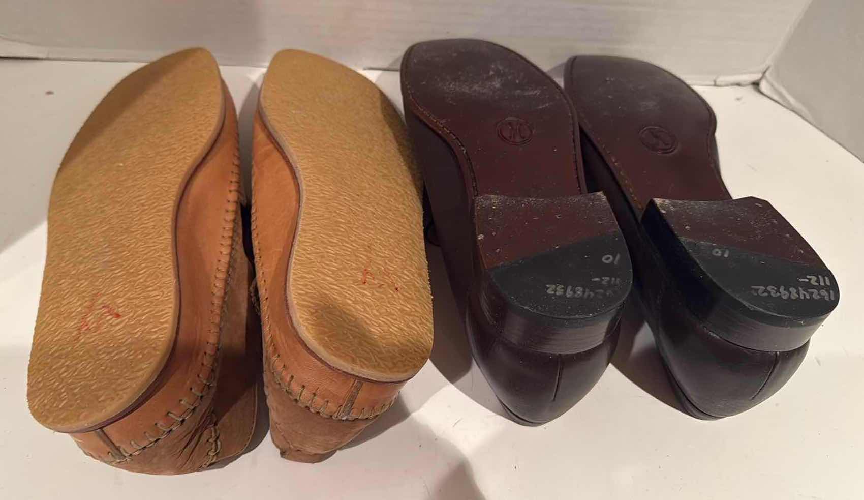 Photo 1 of 2-PAIRS COLE HANN MEN’S DESIGNER LOAFER SHOES (9,10)