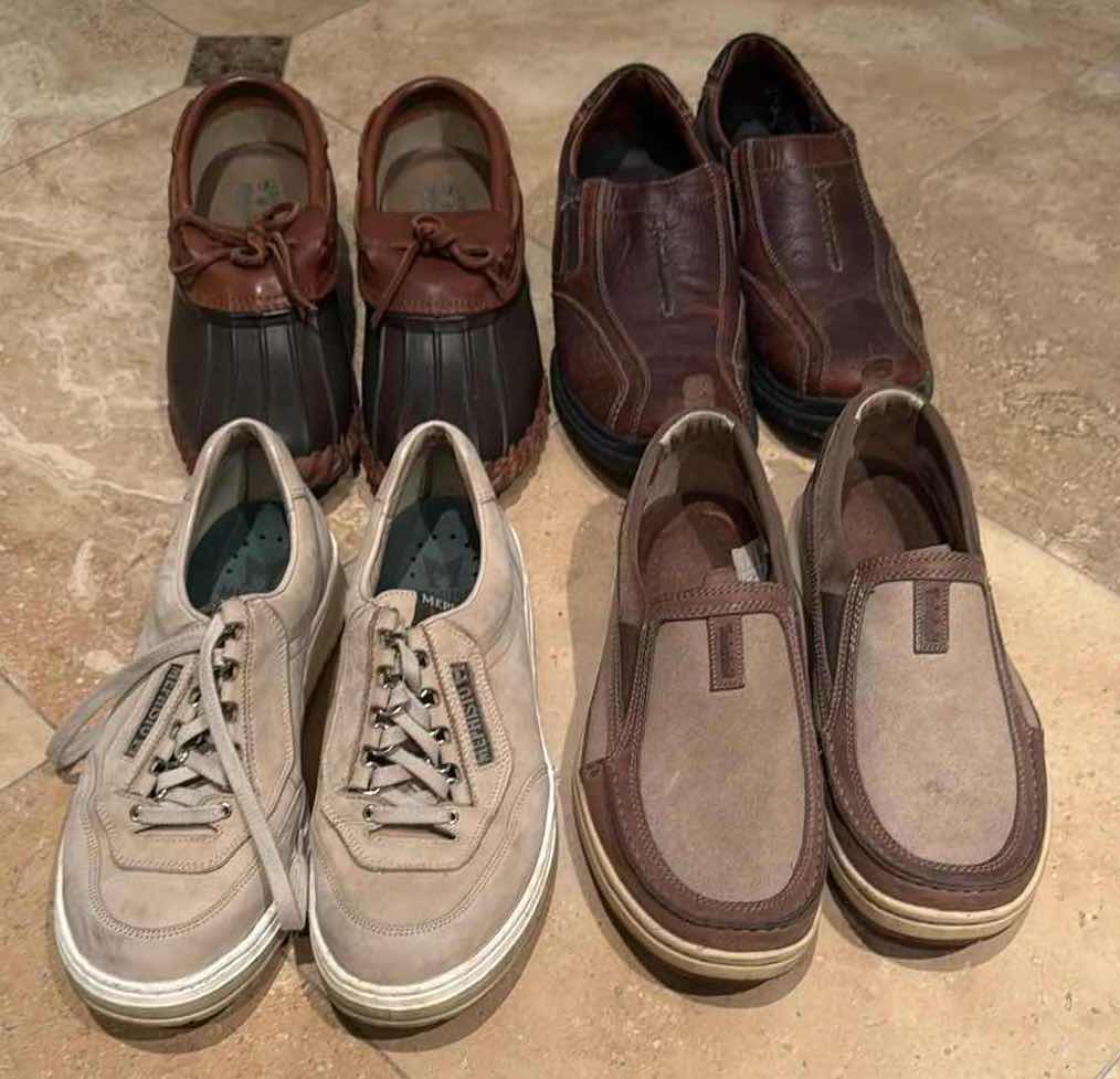 Photo 1 of 4-PAIRS MEN’S SHOES (SIZE 9.5-10)