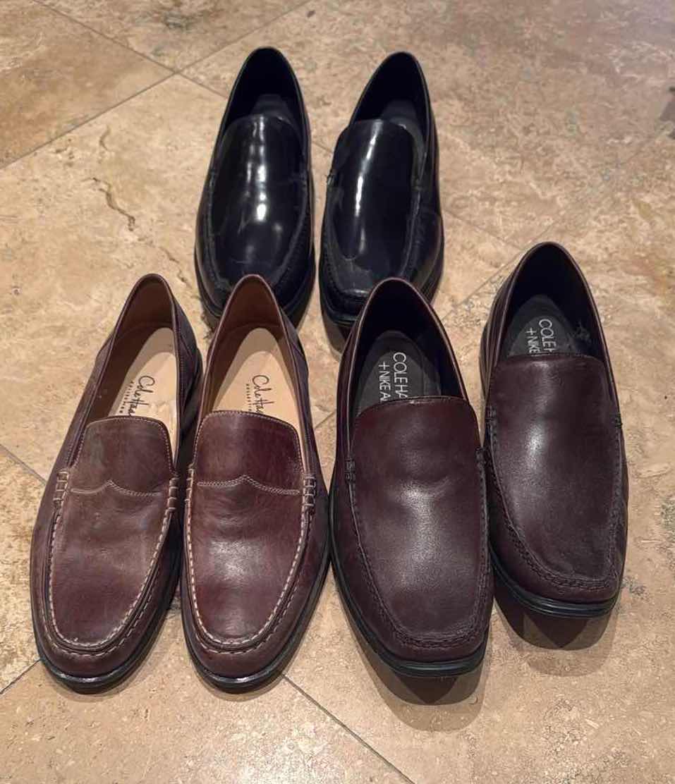 Photo 1 of 3-PAIRS COLE HANN MEN’S LOAFER SHOES (SIZE 10.5)