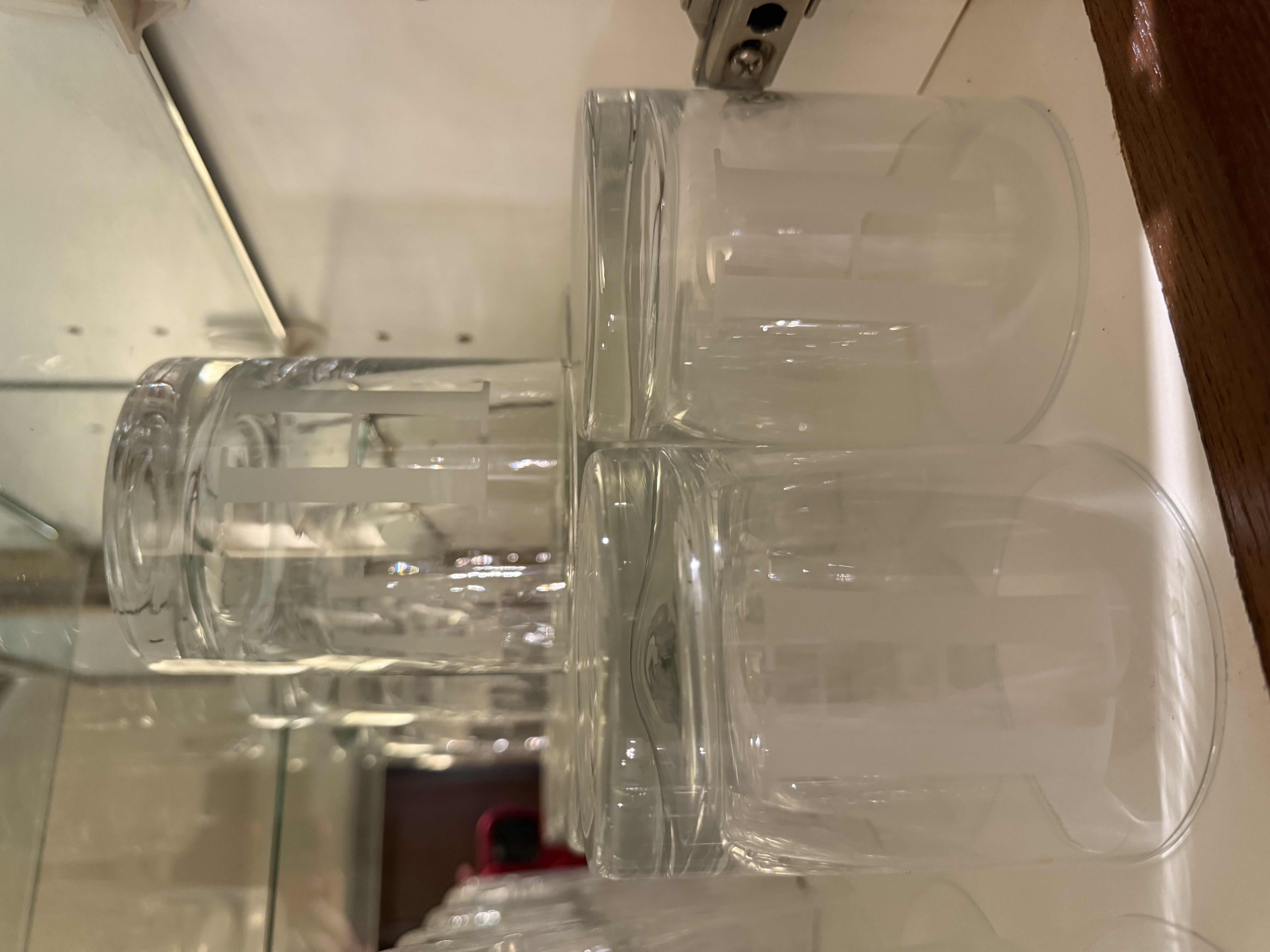 Photo 1 of CONTENTS OF KITCHEN CABINET-GLASSES