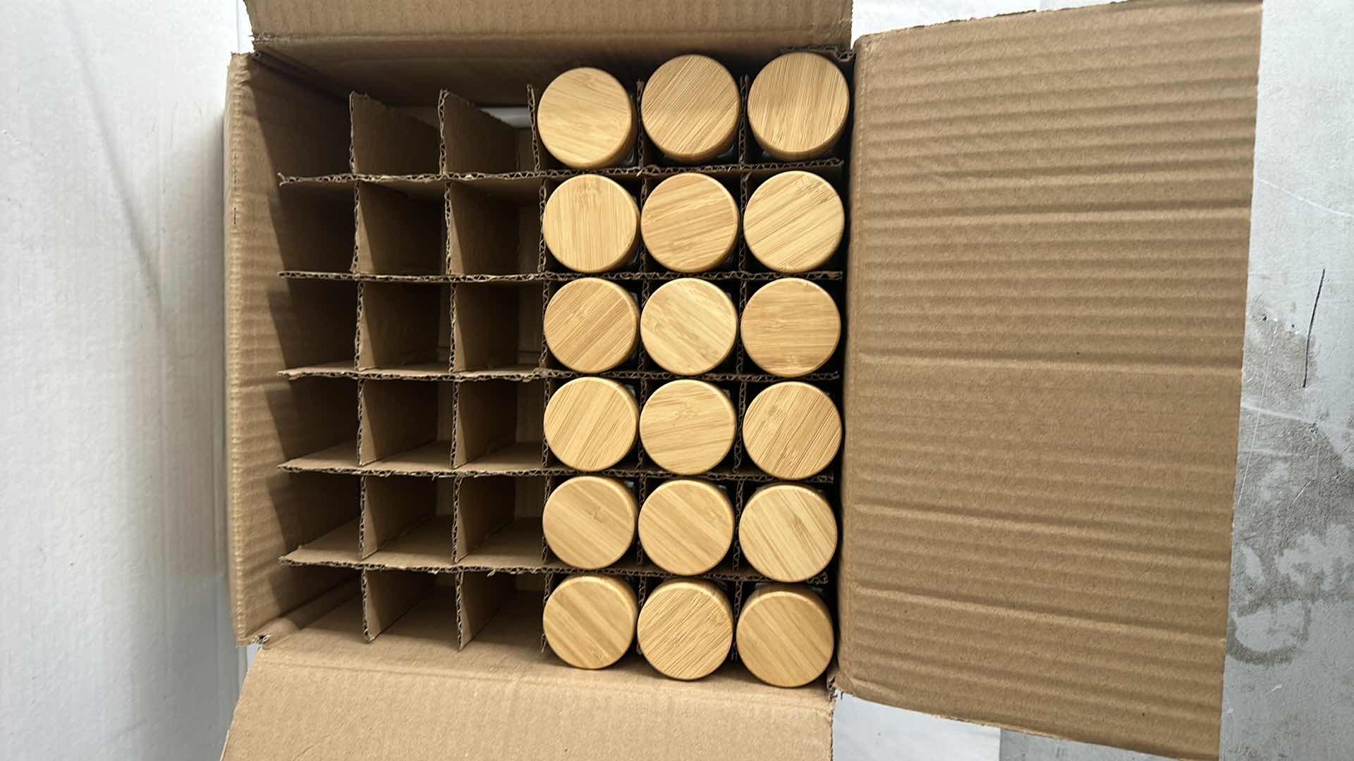 Photo 1 of 18 PCS- NEW GLASS SPICE JARS