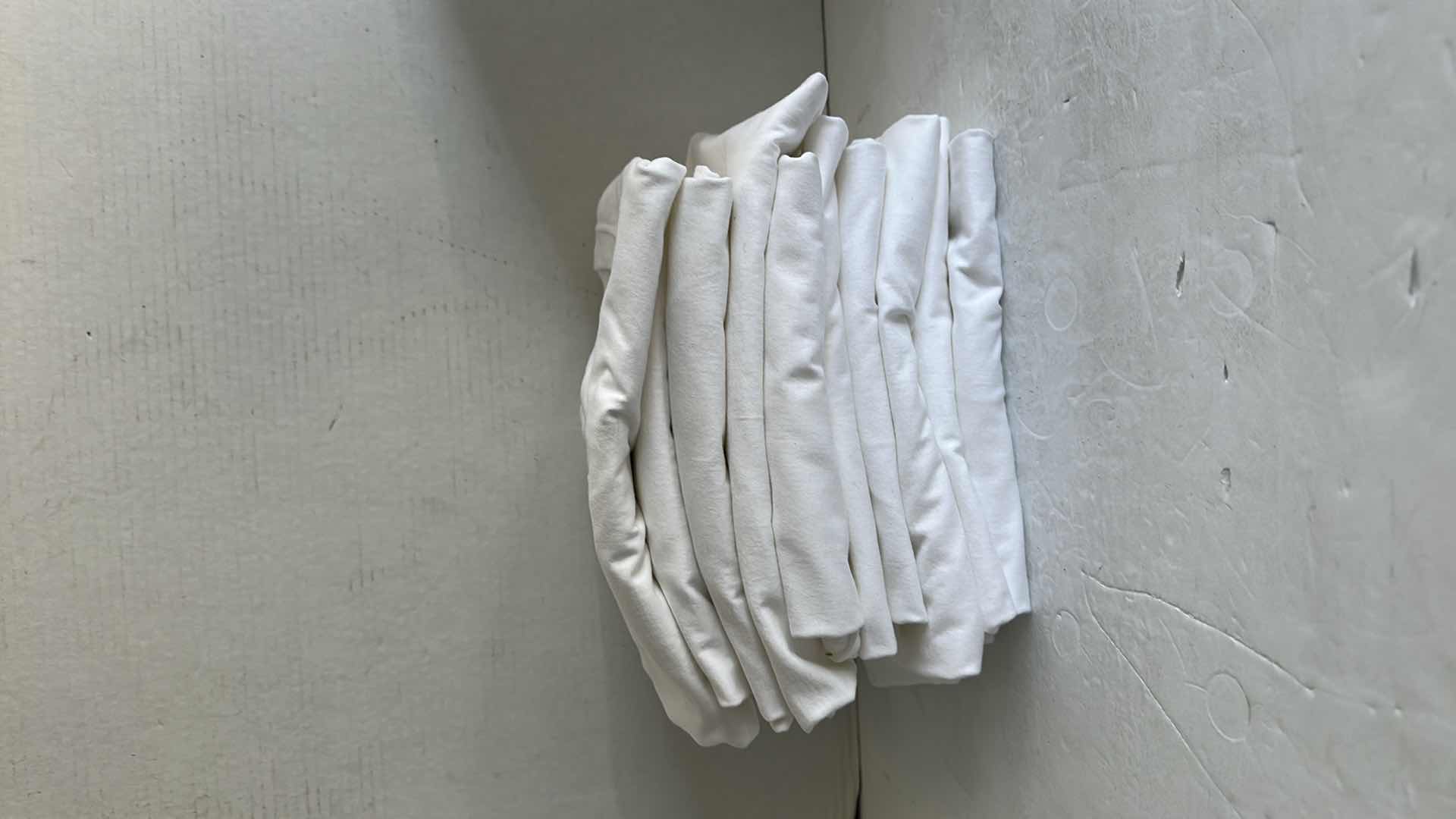 Photo 1 of 10-FRUIT OF THE LOOM WHITE TEE SHIRTS-SIZE XL