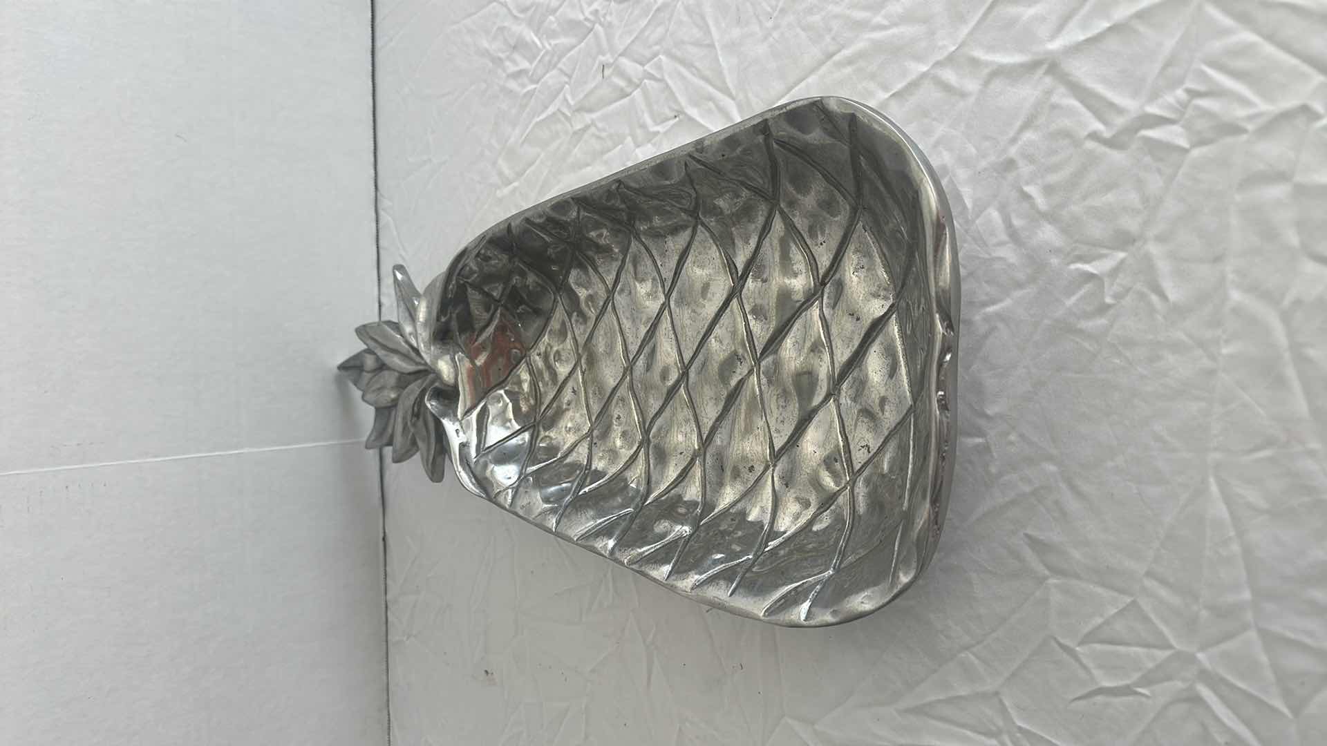 Photo 1 of BERBANK AND CO PEWTER PINEAPPLE PLATTER