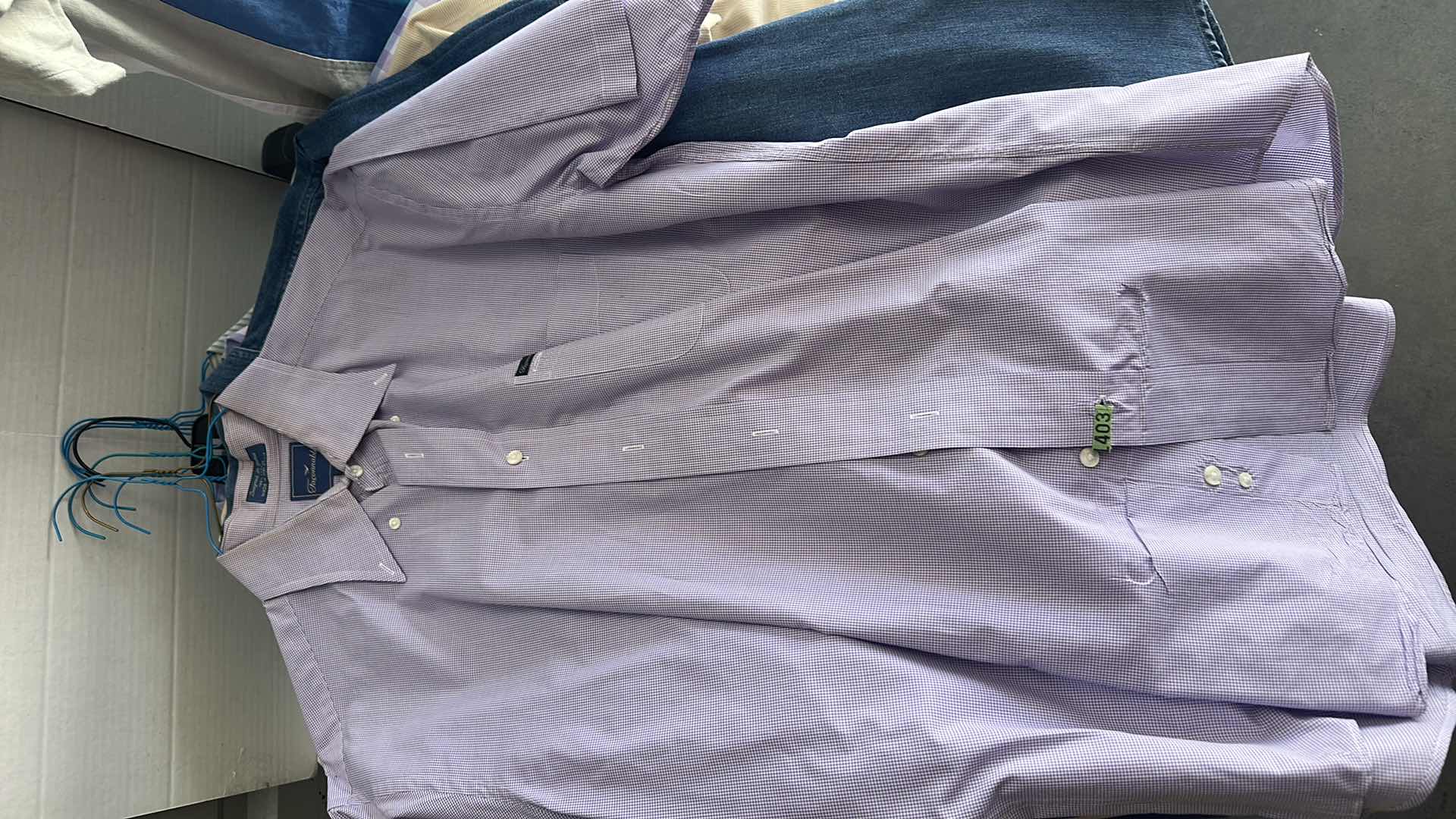 Photo 1 of MENS SHORT SLEEVE DRESS SHIRTS-SIZE L-XL