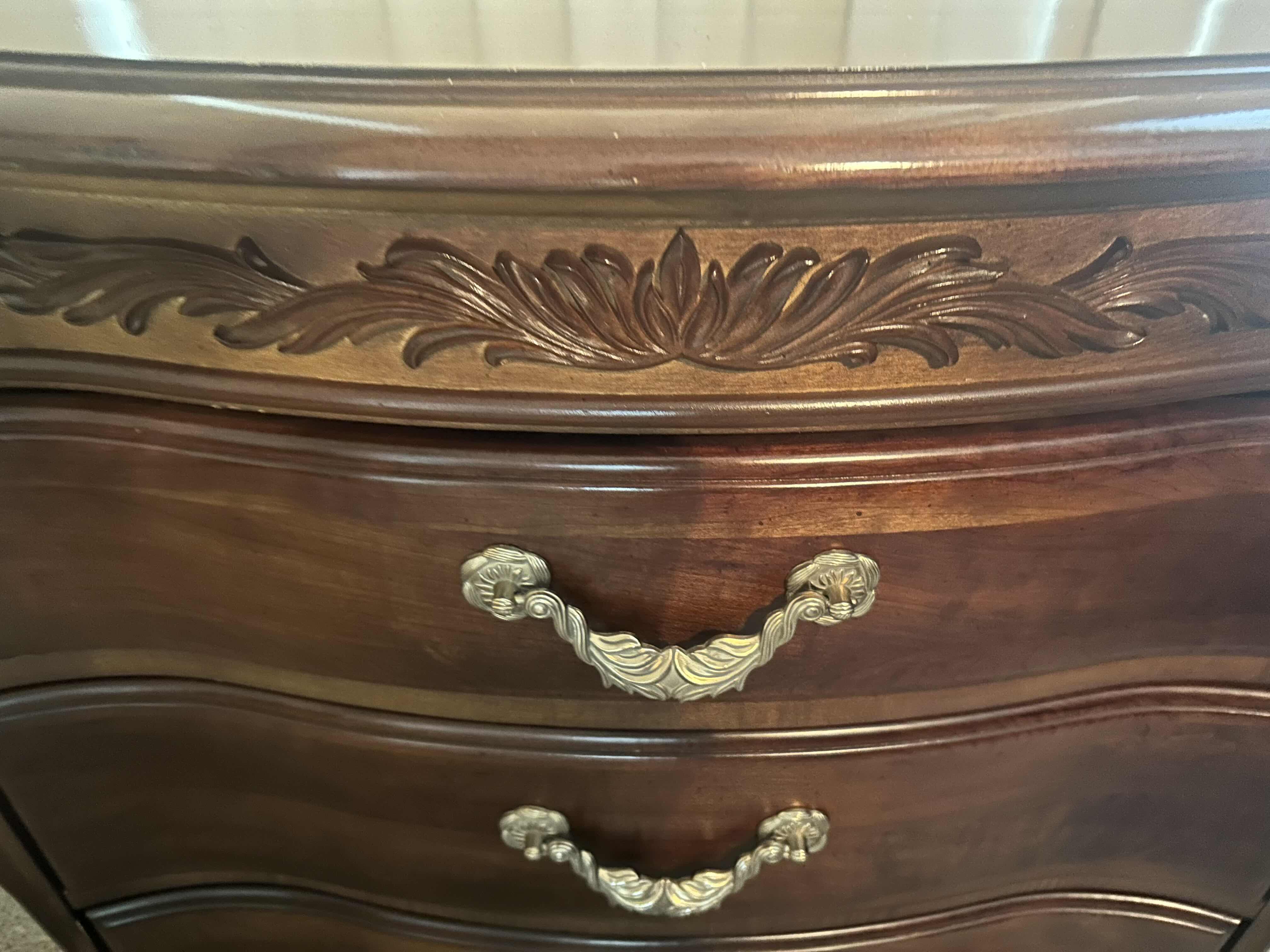 Photo 1 of AMERICAN DREW “ BOB MACKIE “ WALNUT NIGHT STAND 34” X 18” H 33” 