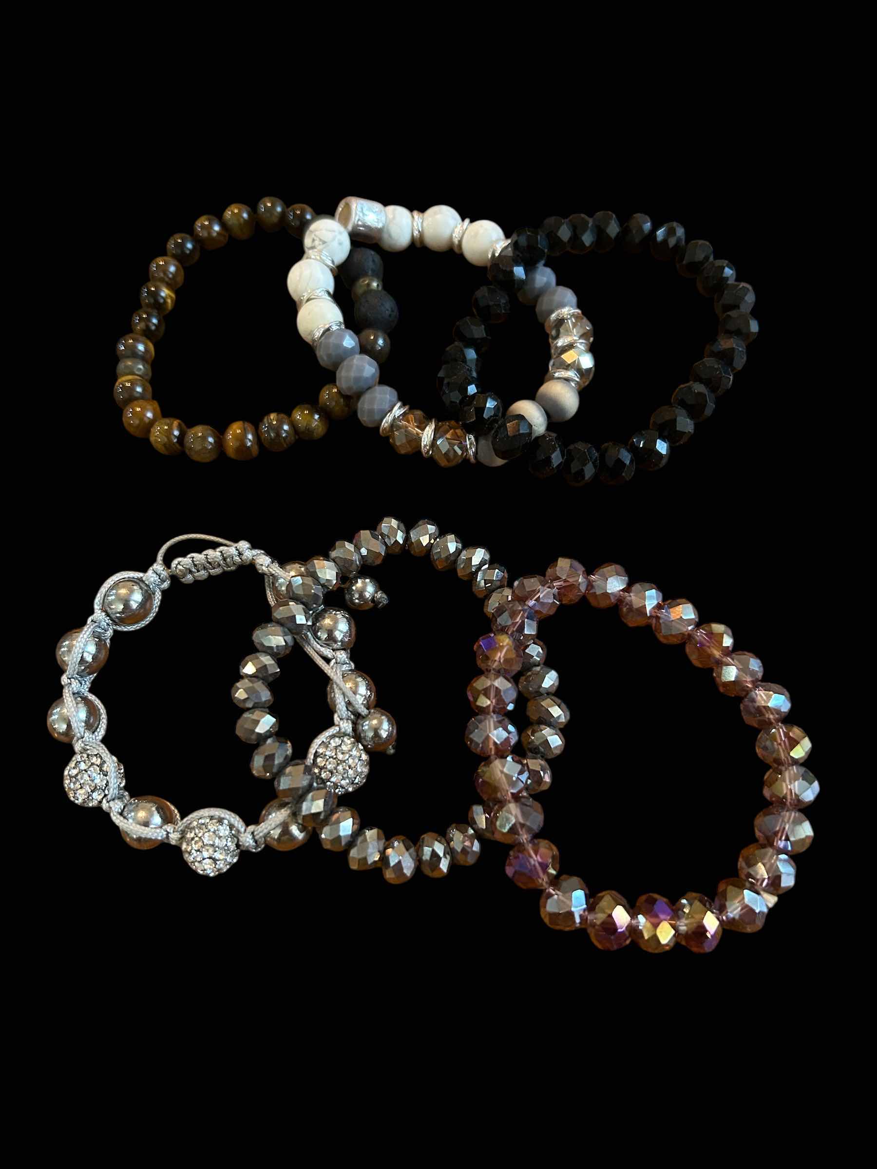 Photo 1 of 6- ASSORTED HANDMADE  BRACELETS