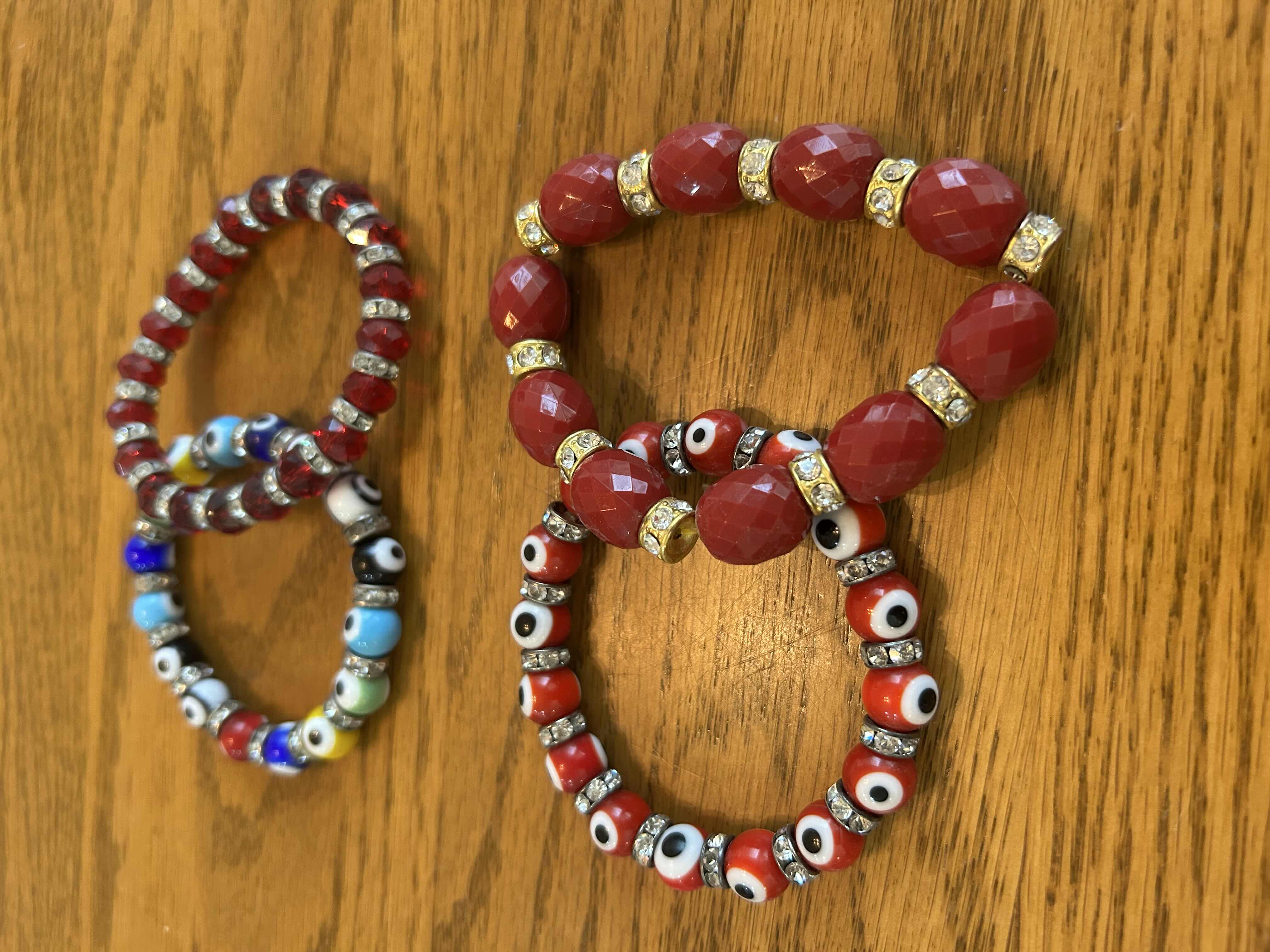 Photo 1 of 4- HANDMADE BEADED BRACELETS