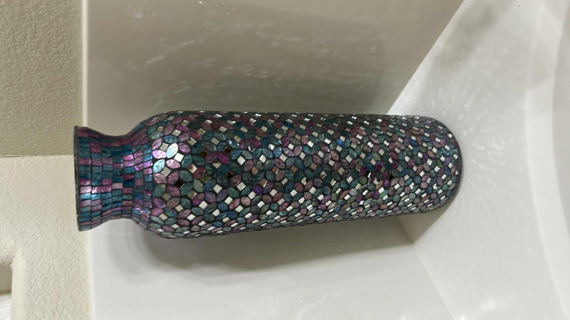 Photo 1 of DECORATIVE GLASS VASE H 20”