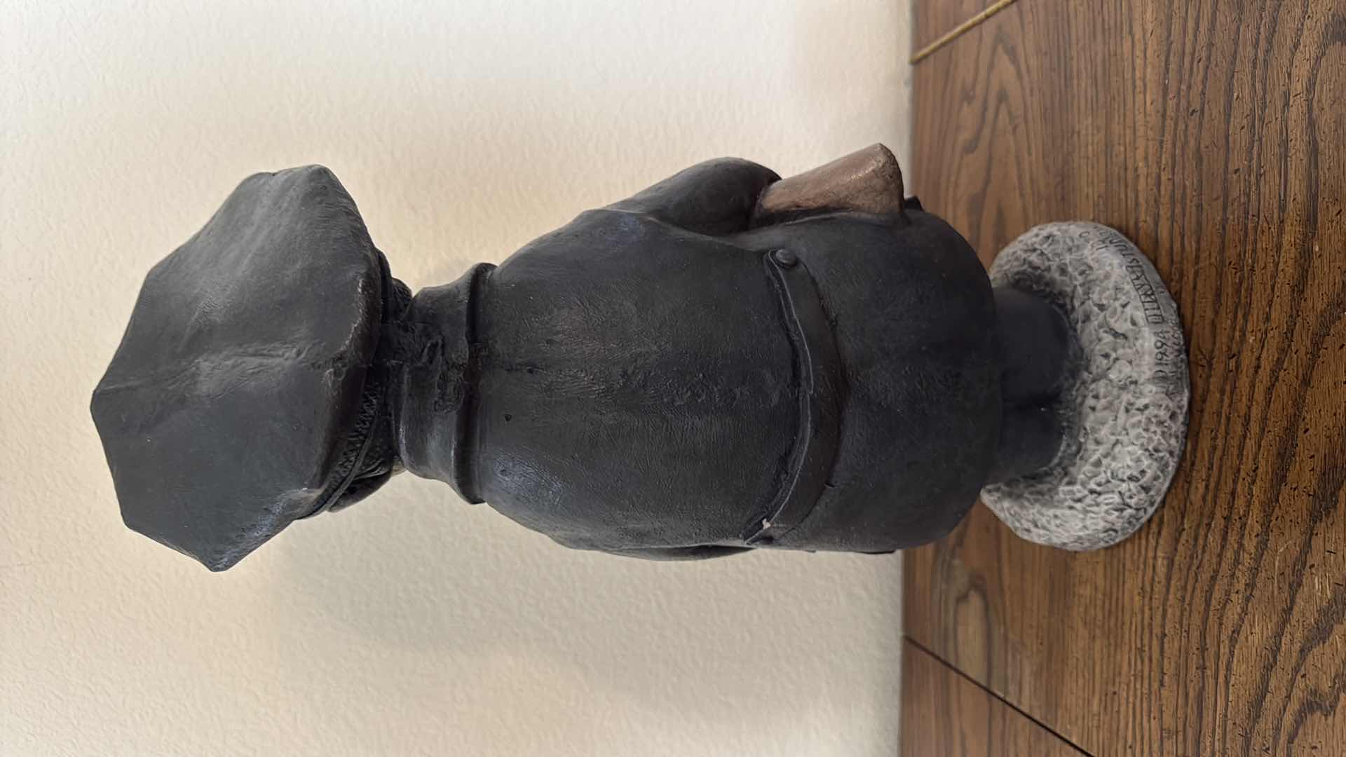 Photo 1 of HEAVY PLASTER POLICE OFFICER STATUE H18” W8”