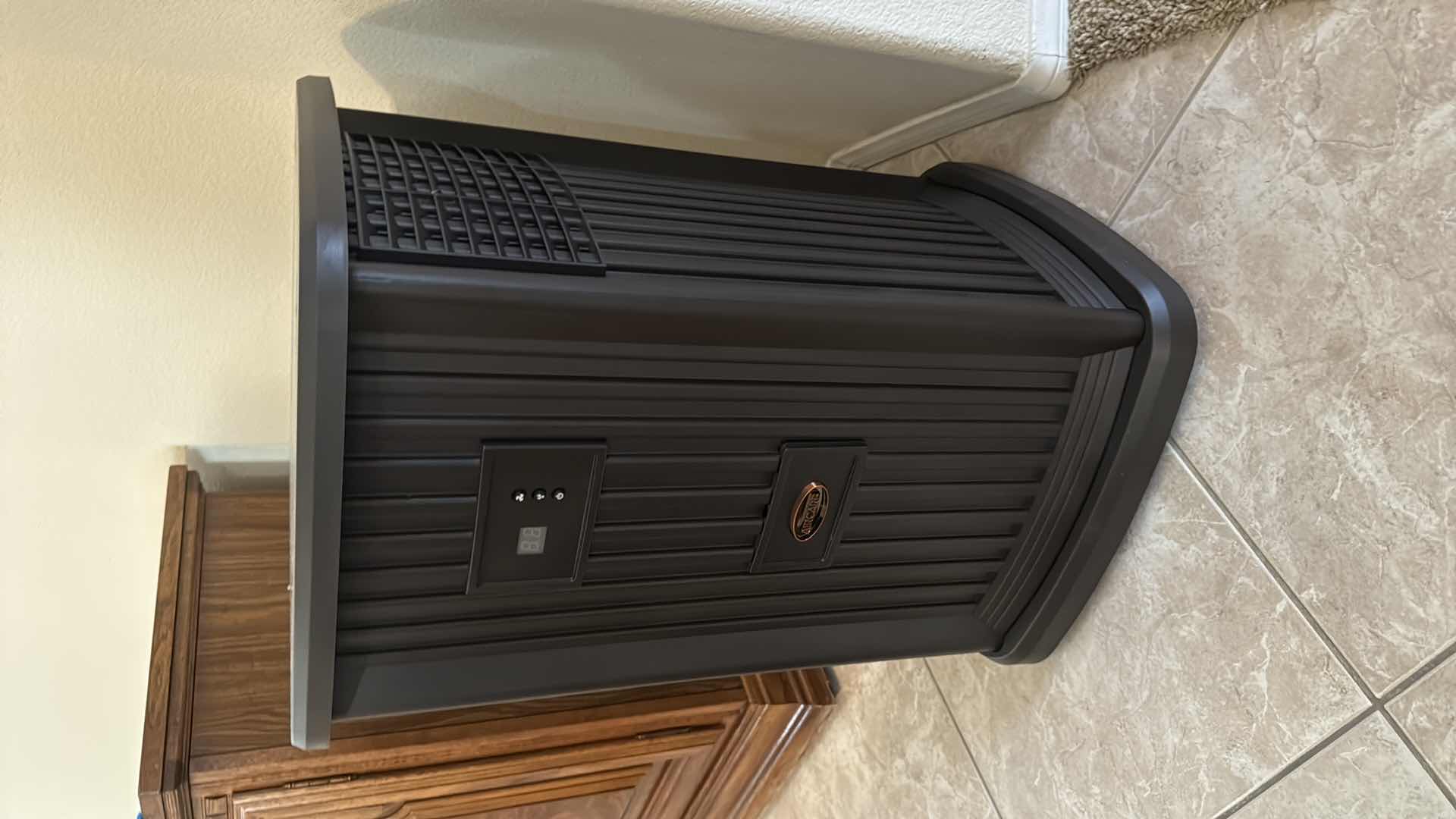 Photo 1 of AIRCARE Digital Whole-House Pedestal-Style Evaporative Humidifier (Espresso) 18”x18” H27”