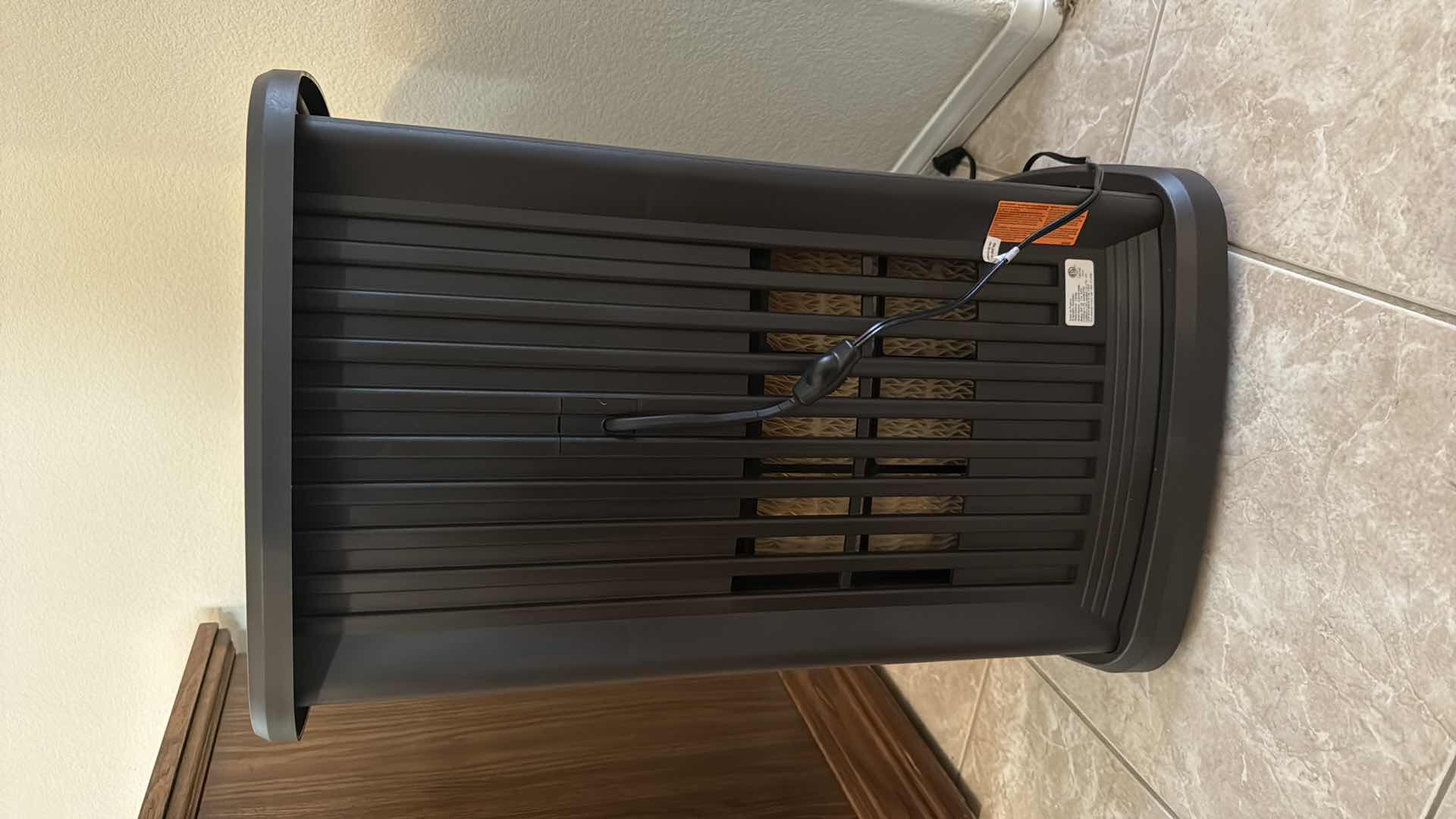 Photo 1 of AIRCARE Digital Whole-House Pedestal-Style Evaporative Humidifier (Espresso) 18”x18” H27”