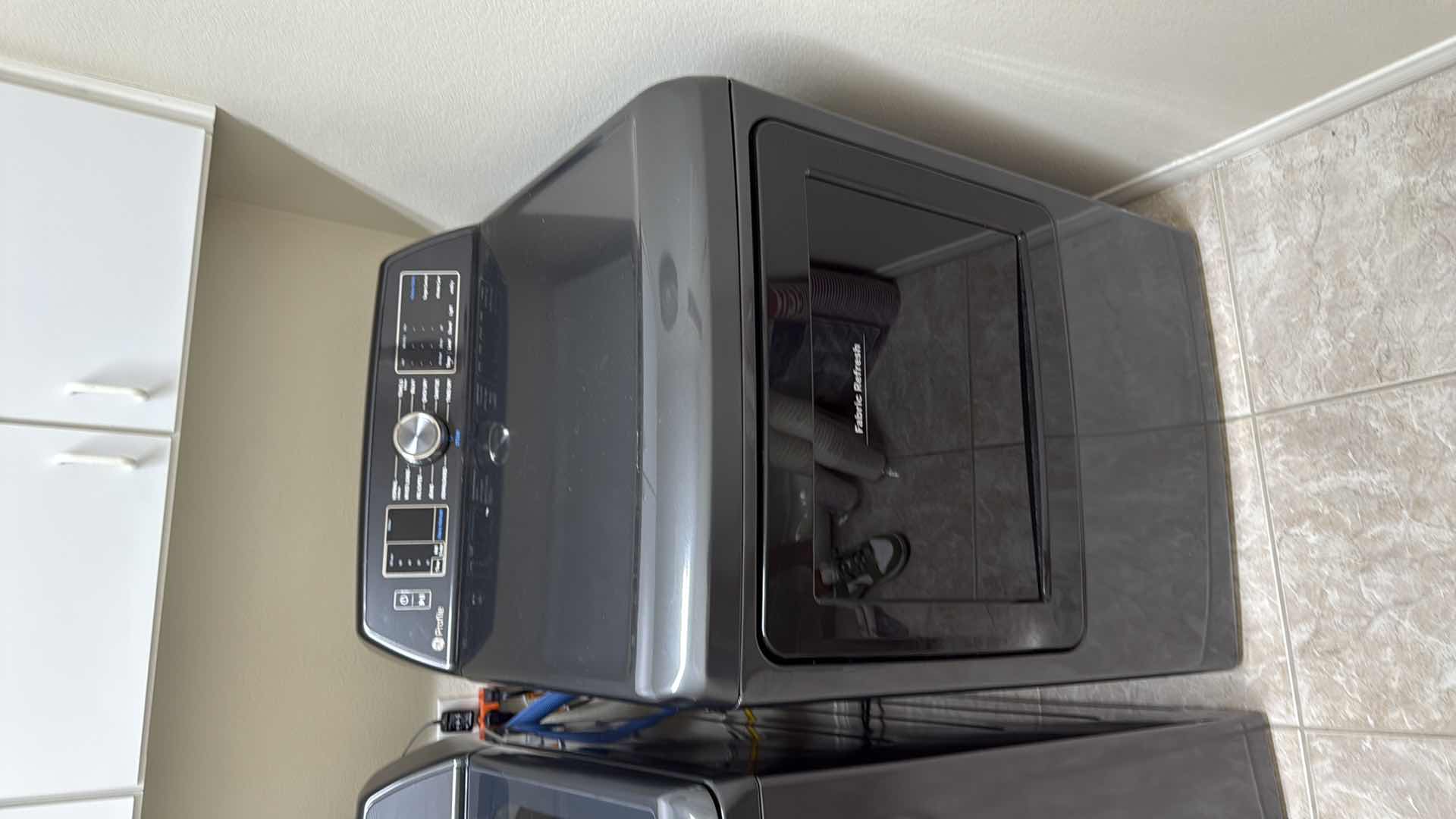 Photo 1 of GE PROFILE SMART ELECTRIC DRYER DIAMOND GRAY FRONT LOAD