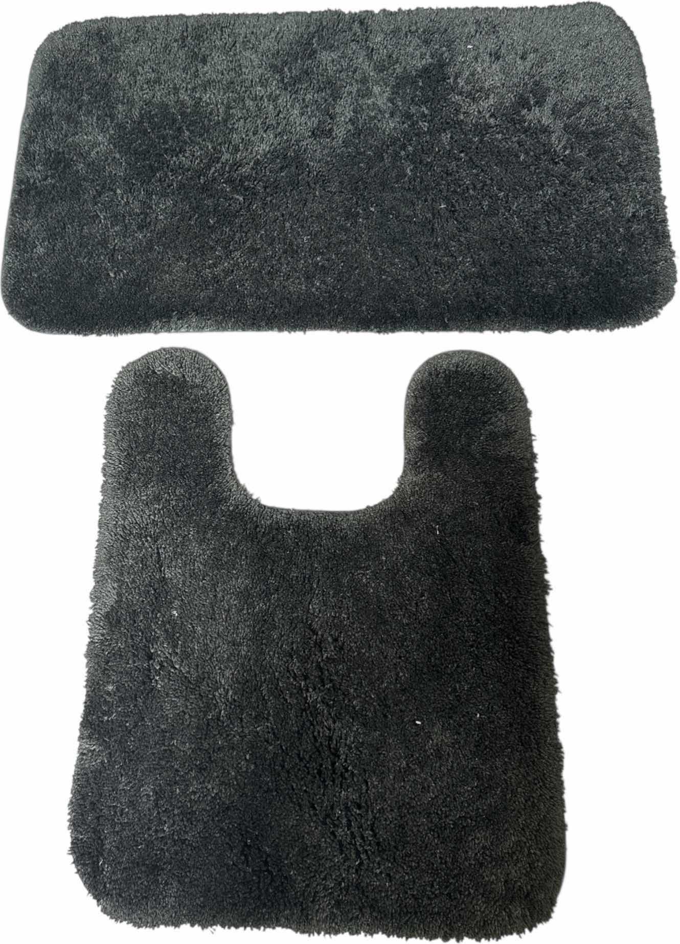 Photo 1 of 11- BATHROOM RUGS LIGHT BLUE DARK BLUE AND GREY

L33” X H19”