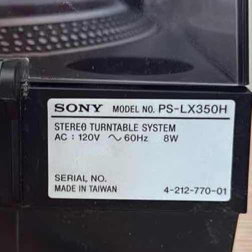 Photo 1 of SONY STEREO TURN TABLE SYSTEM