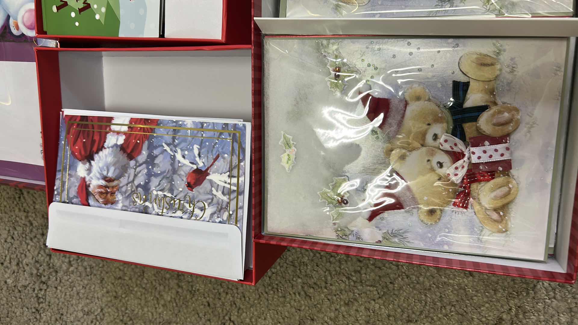 Photo 1 of CONTENTS OF BAG 5 BOXES HOLIDAY GREETING CARDS