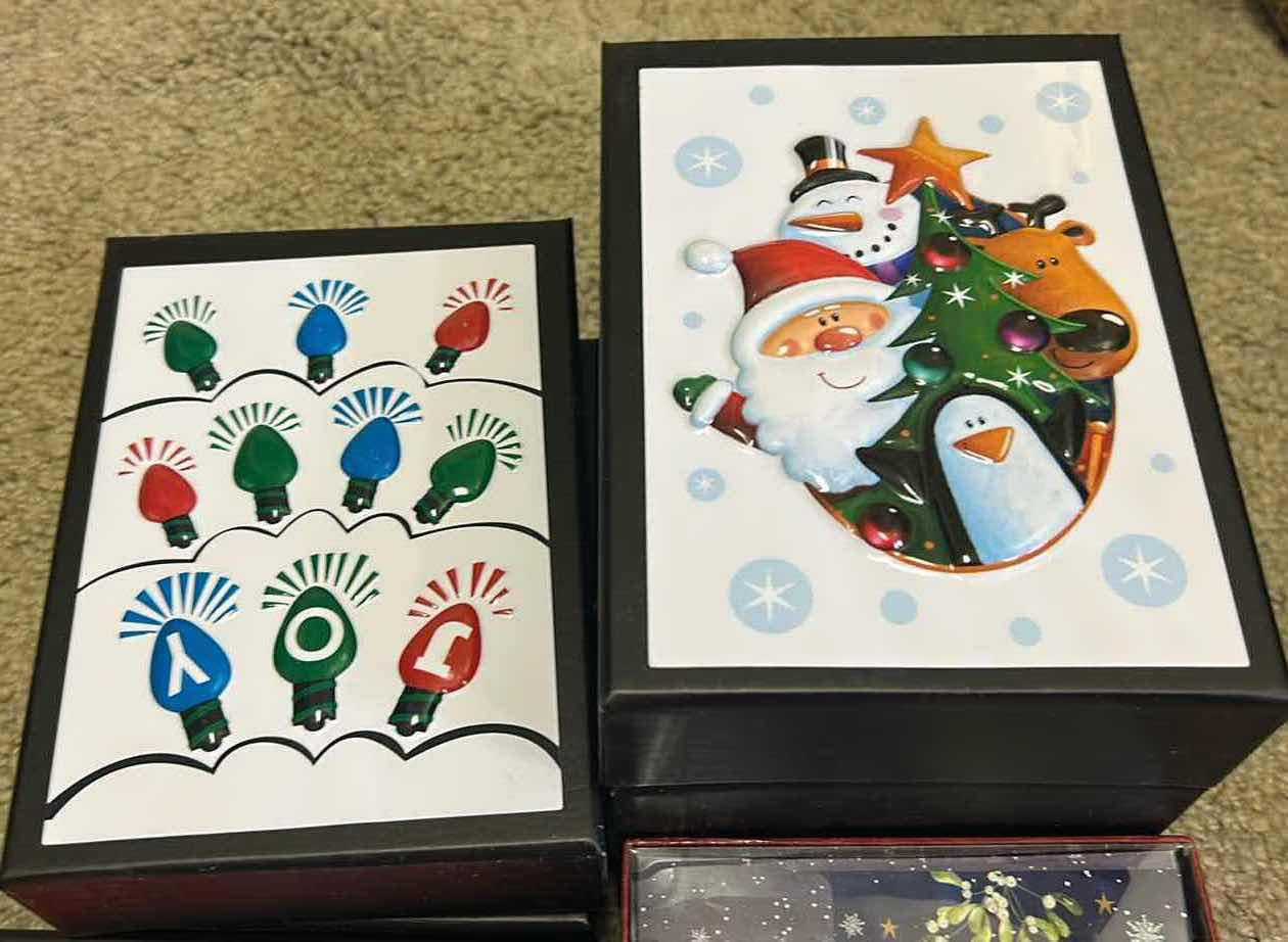 Photo 1 of CONTENTS OF BAG 10 BOXES HOLIDAY GREETING CARDS