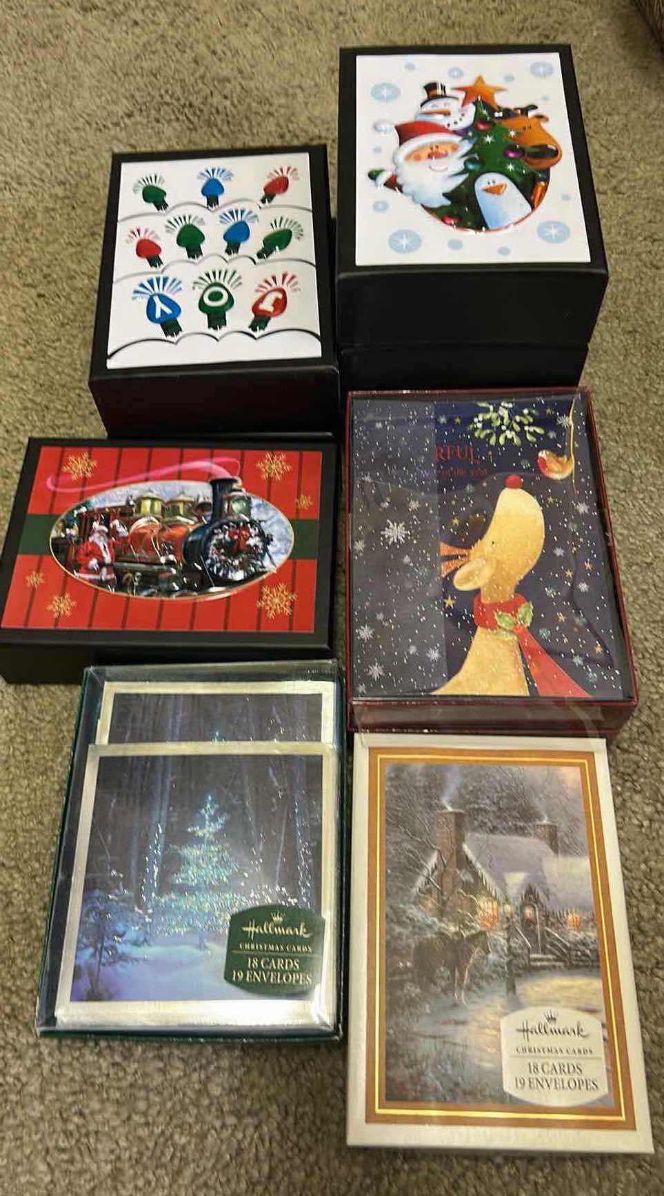 Photo 1 of CONTENTS OF BAG 10 BOXES HOLIDAY GREETING CARDS