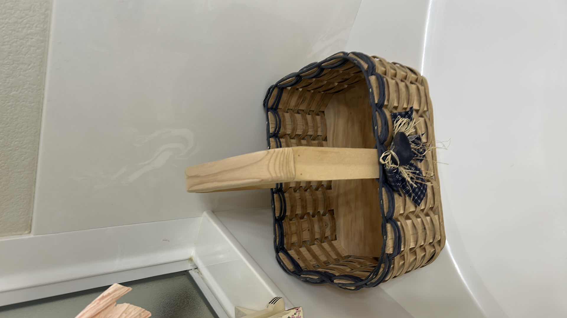 Photo 1 of CAT DOOR STOP WICKER BASKET