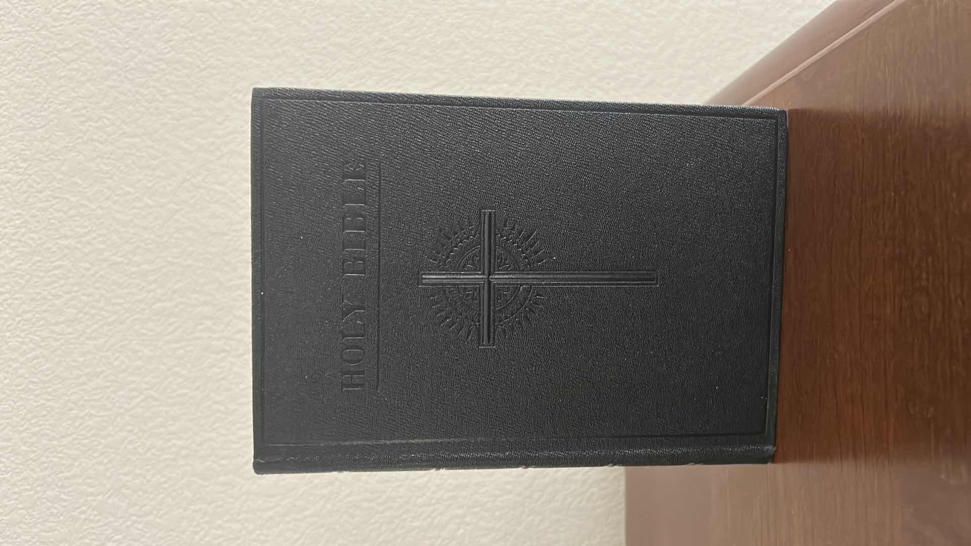 Photo 1 of ASSORTED RELIGIOUS ITEMS AND BIBLE