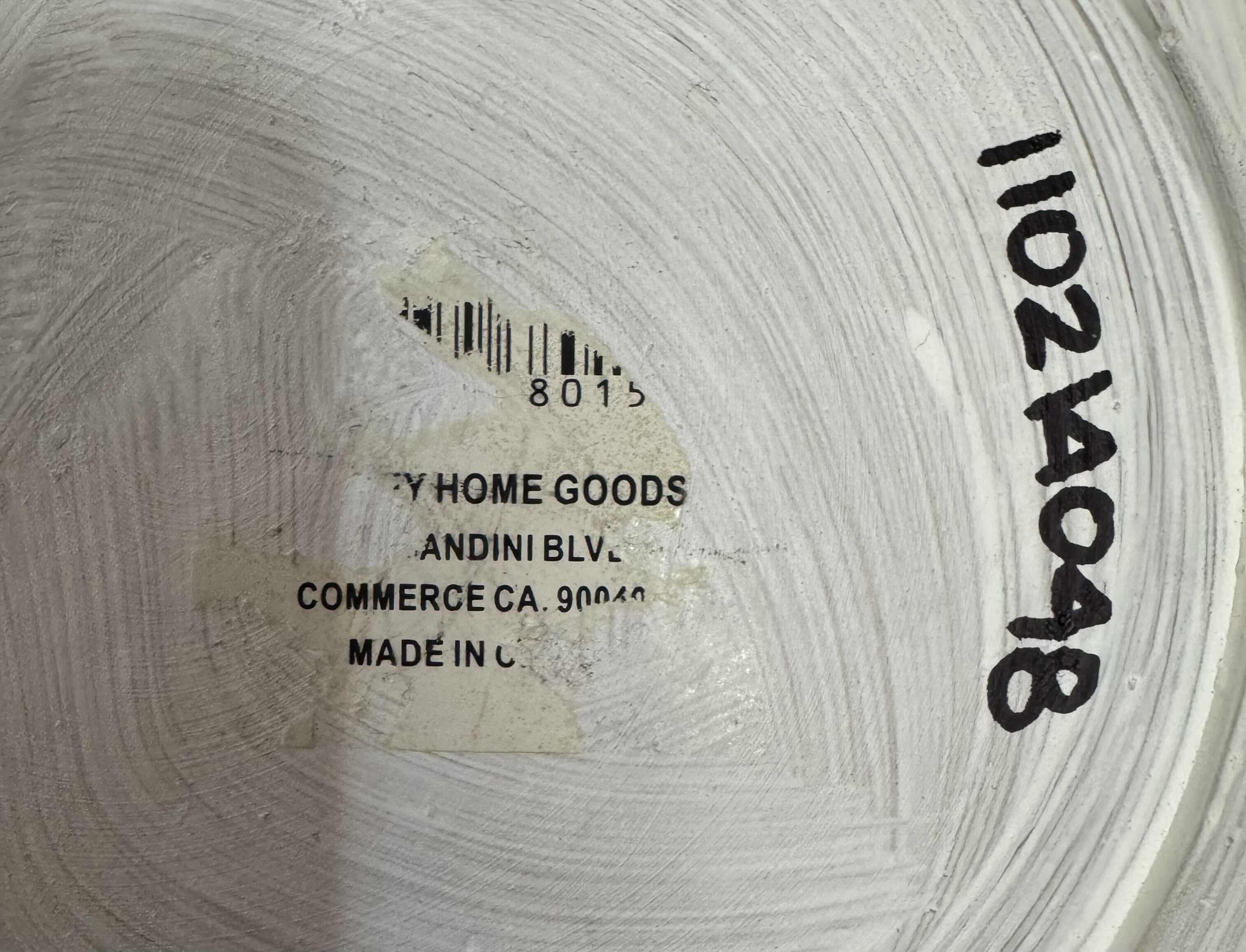 Photo 1 of HOMEGOODS  GLAZED CERAMIC ART VASE 

D9” X H12”