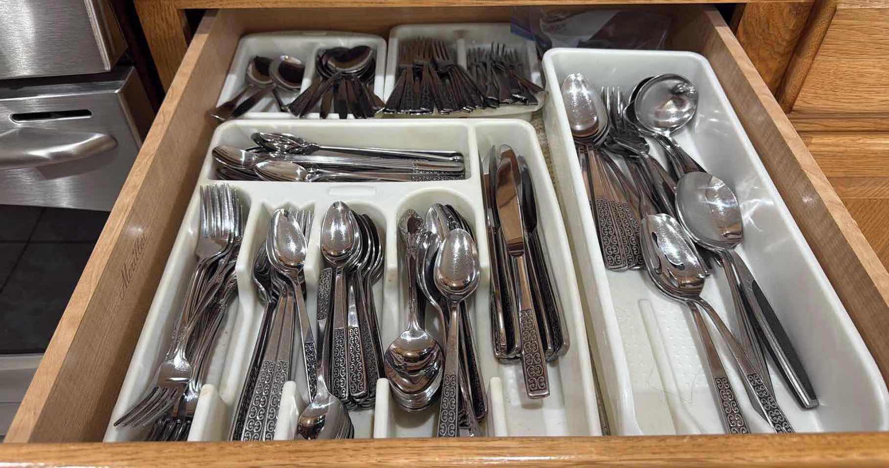 Photo 1 of CONTENTS OF KITCHEN DRAWER-SILVERWARE SET BY INTERNATIONAL