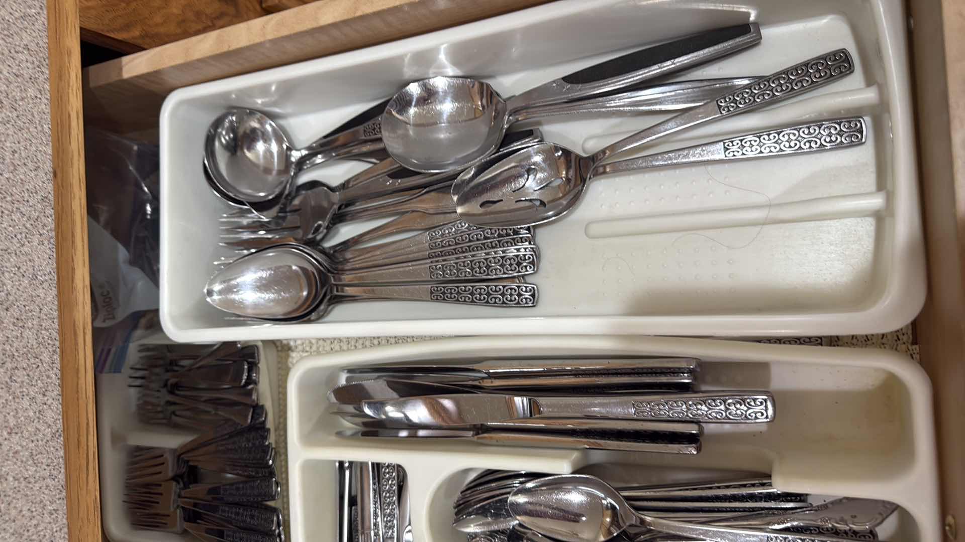Photo 1 of CONTENTS OF KITCHEN DRAWER-SILVERWARE SET BY INTERNATIONAL