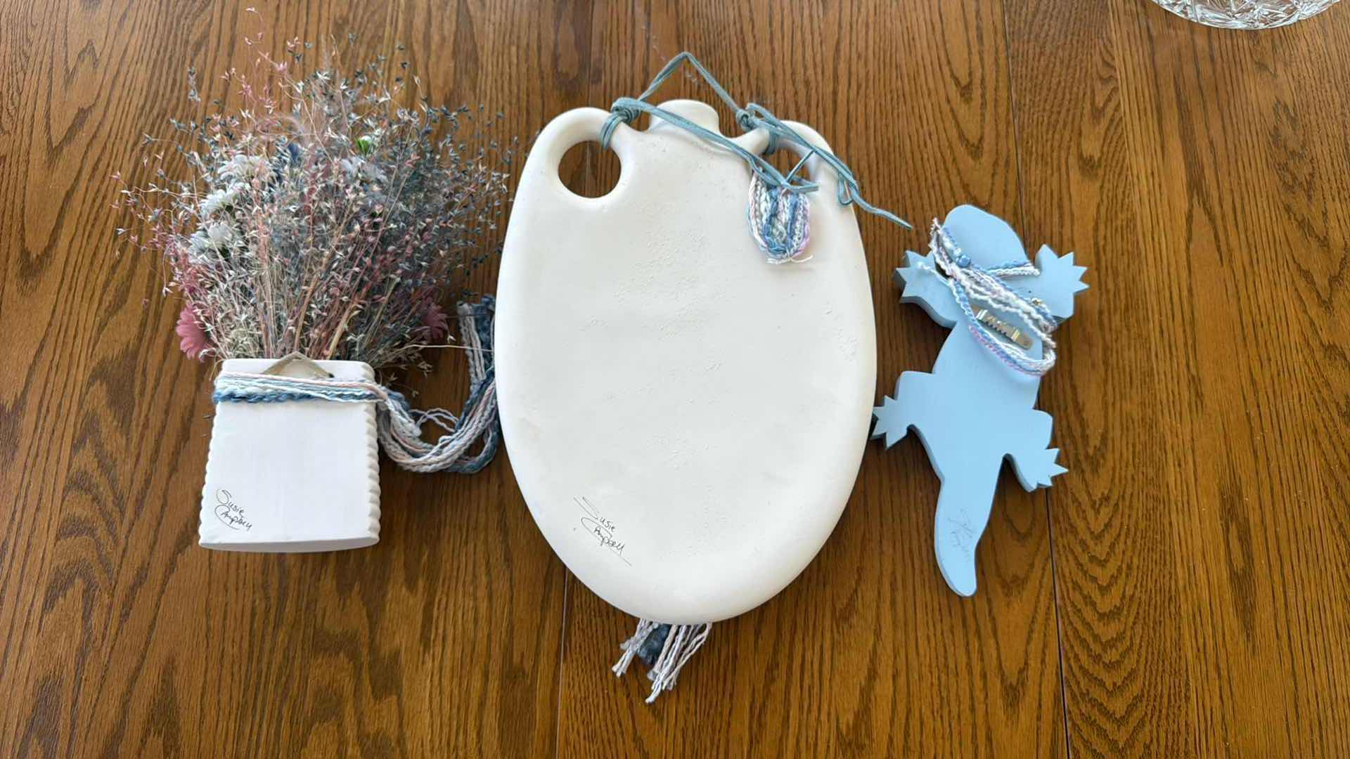 Photo 1 of 3-CERAMIC SUSIE CAMPBELL NATIVE WALL ART