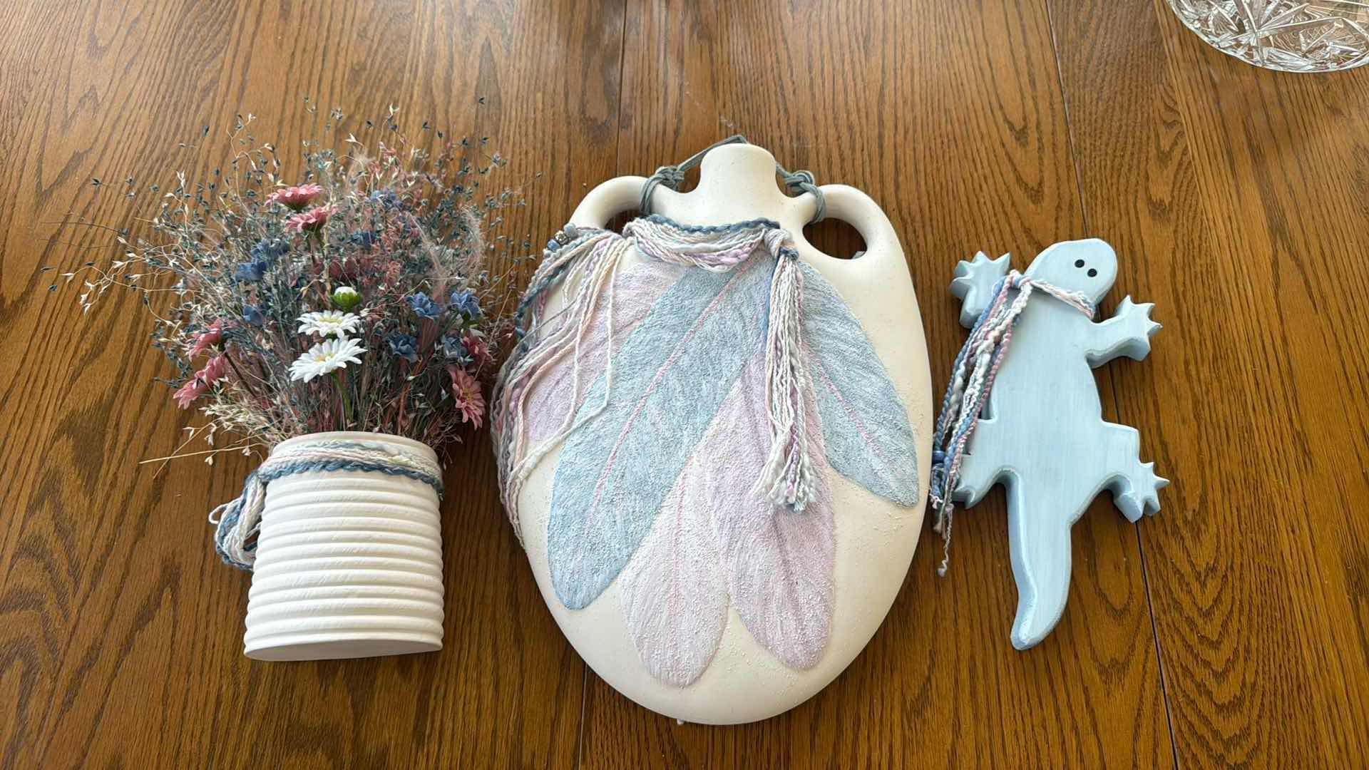 Photo 1 of 3-CERAMIC SUSIE CAMPBELL NATIVE WALL ART