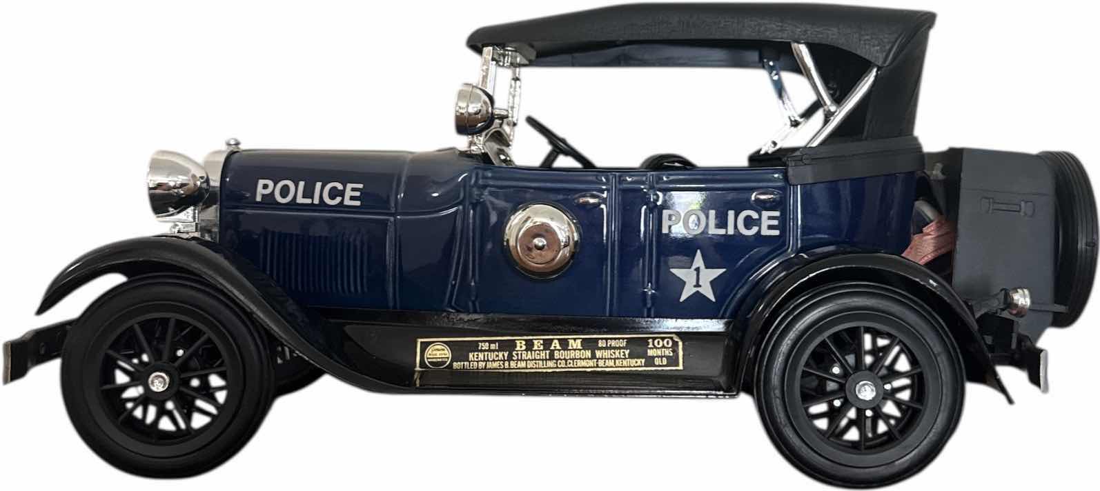 Photo 1 of VINTAGE 1929 JIM BEAM BOURBON WHISKEY FORD MODEL A POLICE DEPARTMENT DECANTER EMPTY