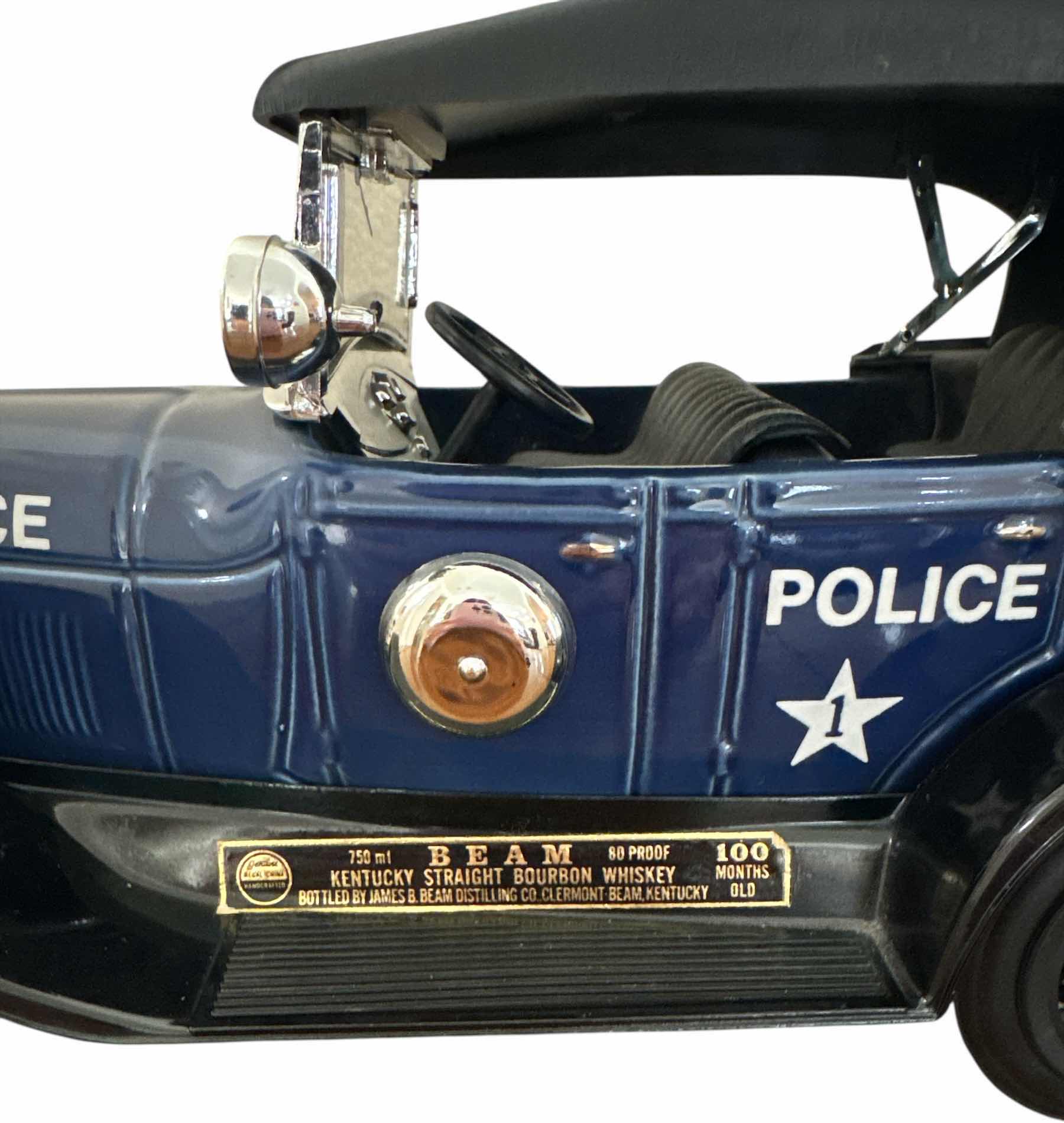 Photo 1 of VINTAGE 1929 JIM BEAM BOURBON WHISKEY FORD MODEL A POLICE DEPARTMENT DECANTER EMPTY