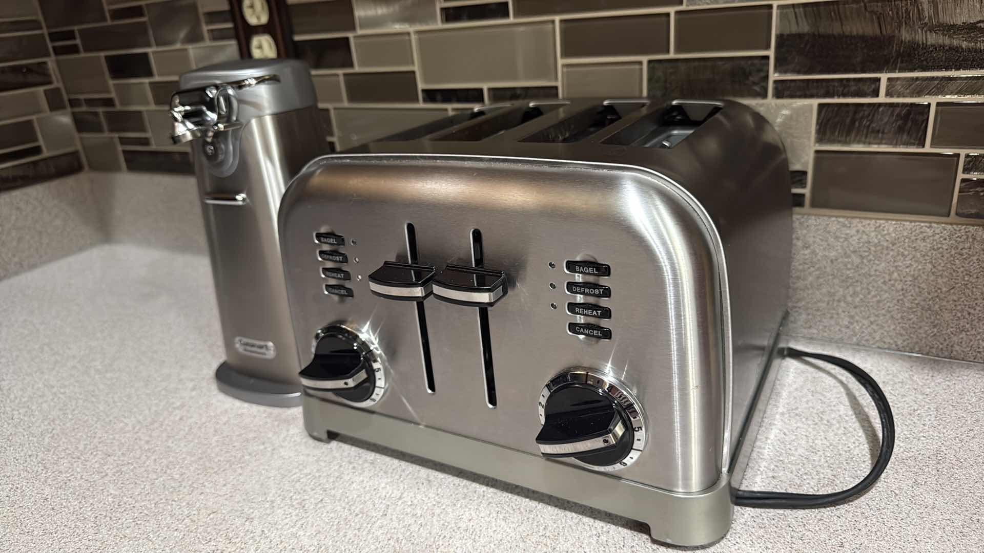 Photo 1 of CUISINART STAINLESS STEEL TOASTER & CAN OPENER