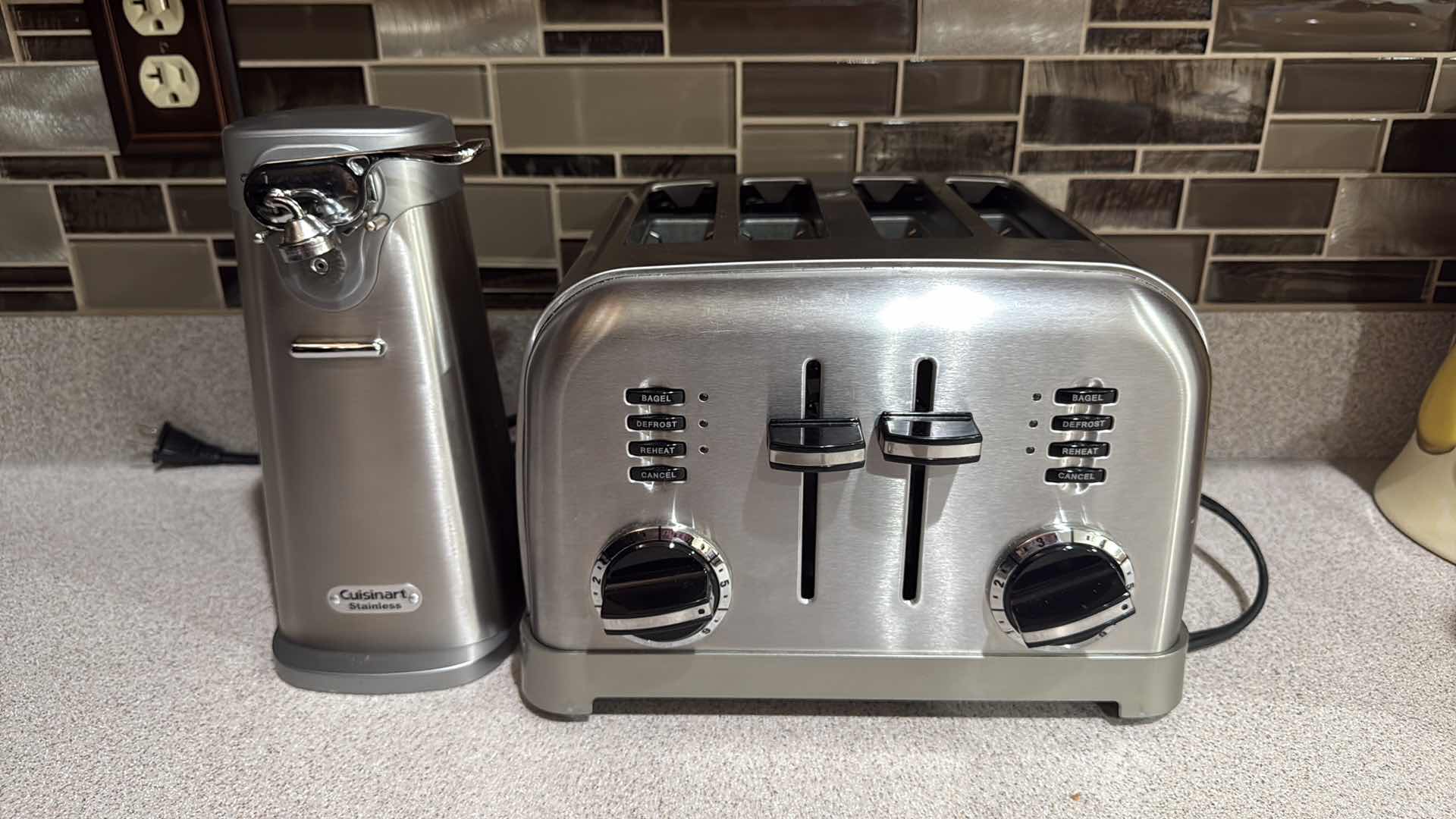 Photo 1 of CUISINART STAINLESS STEEL TOASTER & CAN OPENER