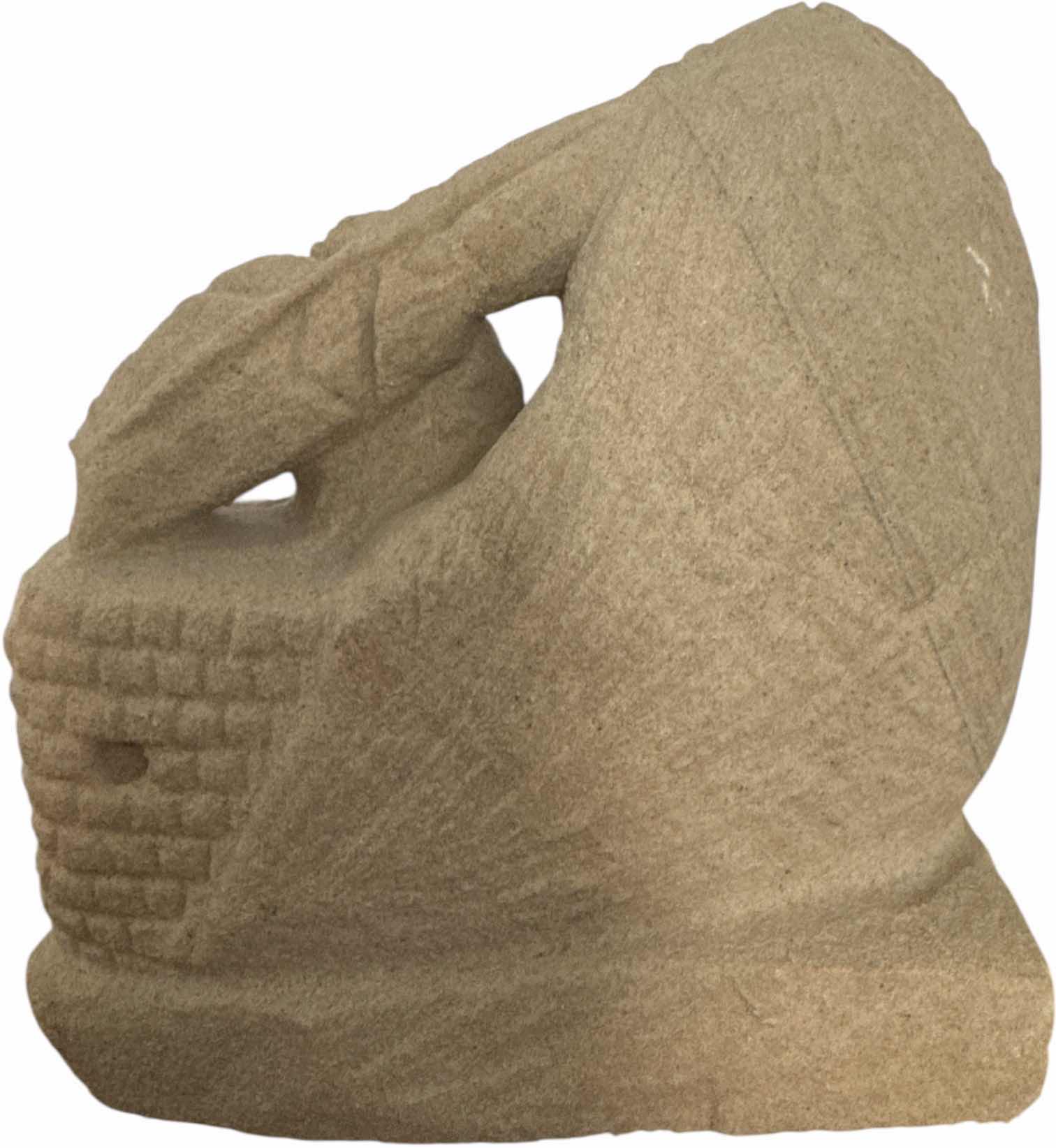 Photo 1 of STONE CARVED NATIVE AMERICAN SPIRIT WOMAN 
8” X 4” X H8.5