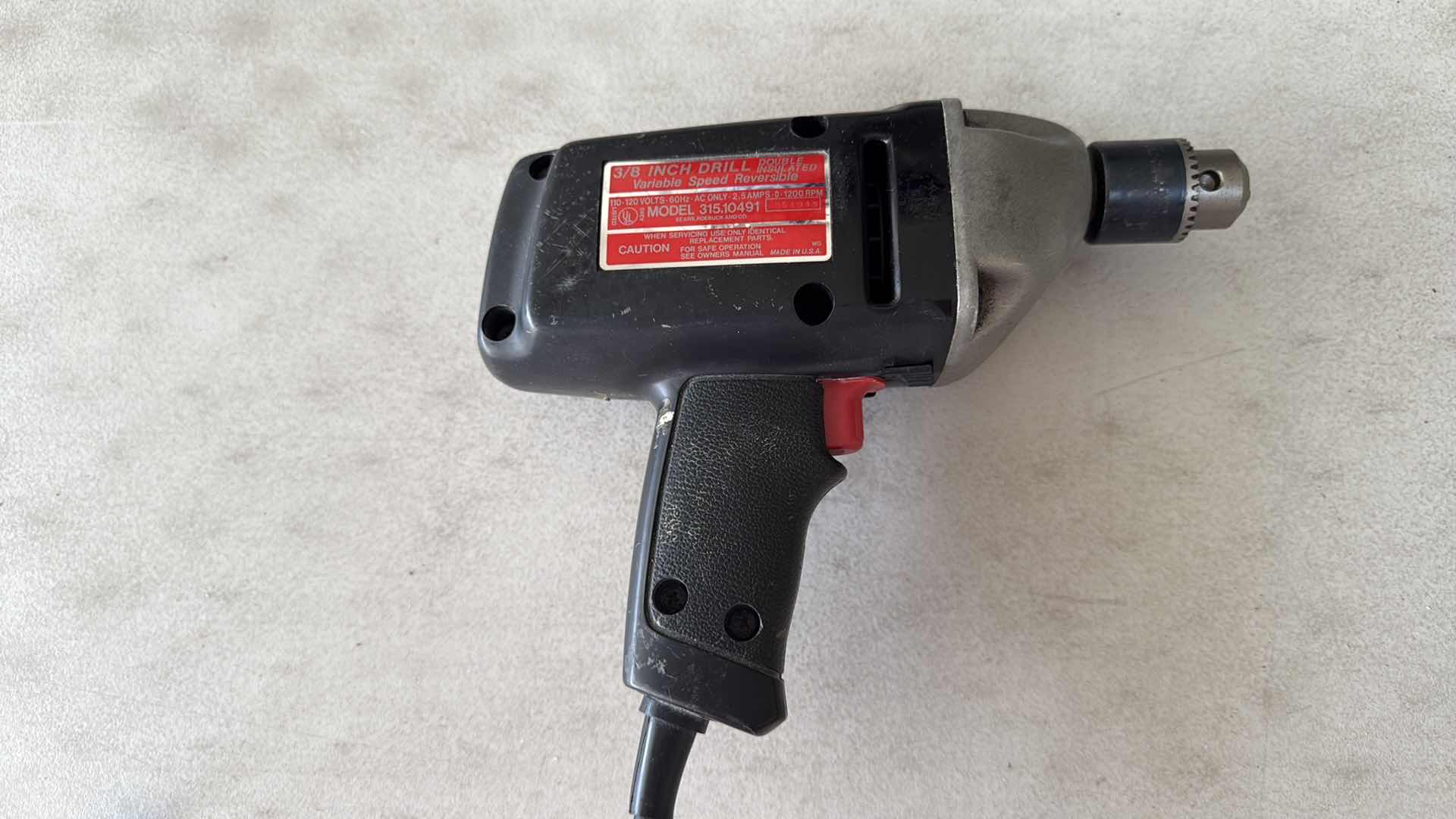 Photo 1 of CRAFTSMAN 3/8” ELECTRIC DRILL/DRIVER