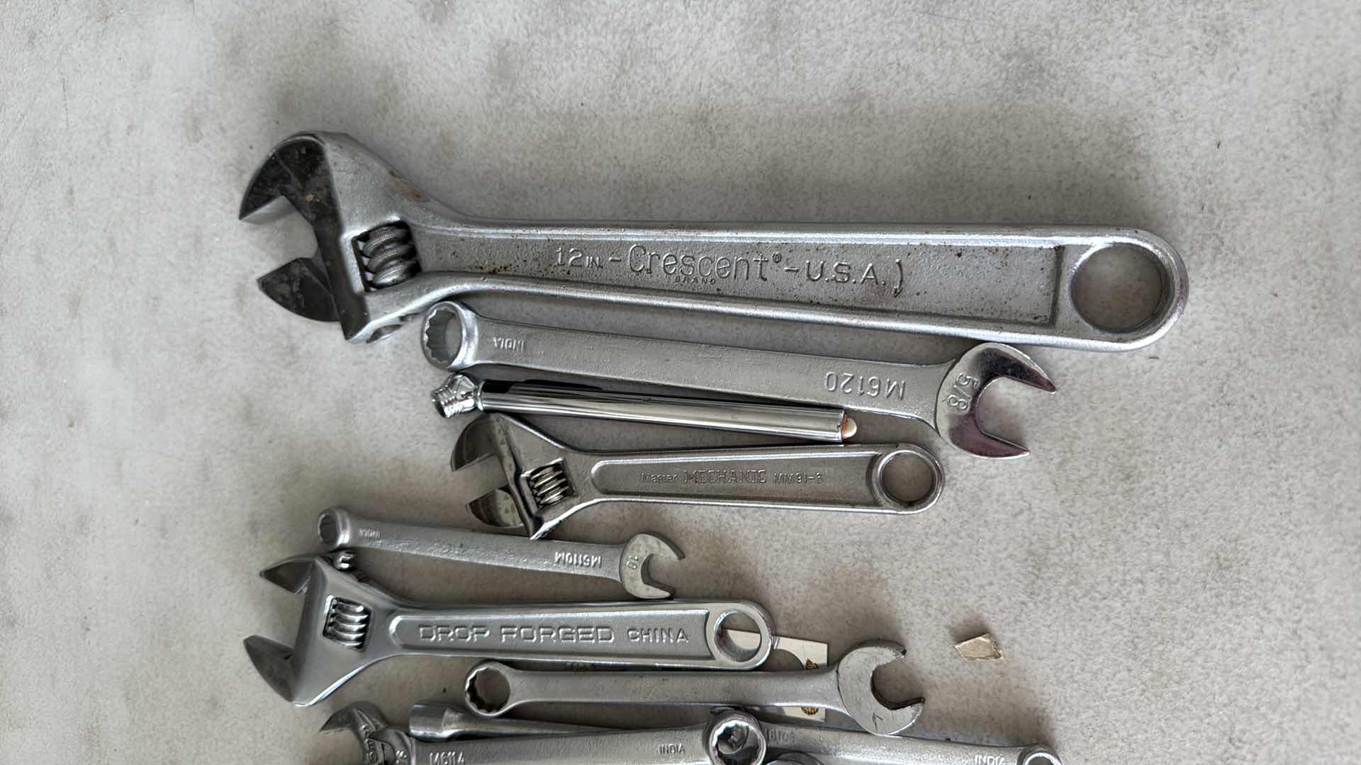 Photo 1 of COMBINATION WRENCHES-VARIOUS STYLES & SIZES