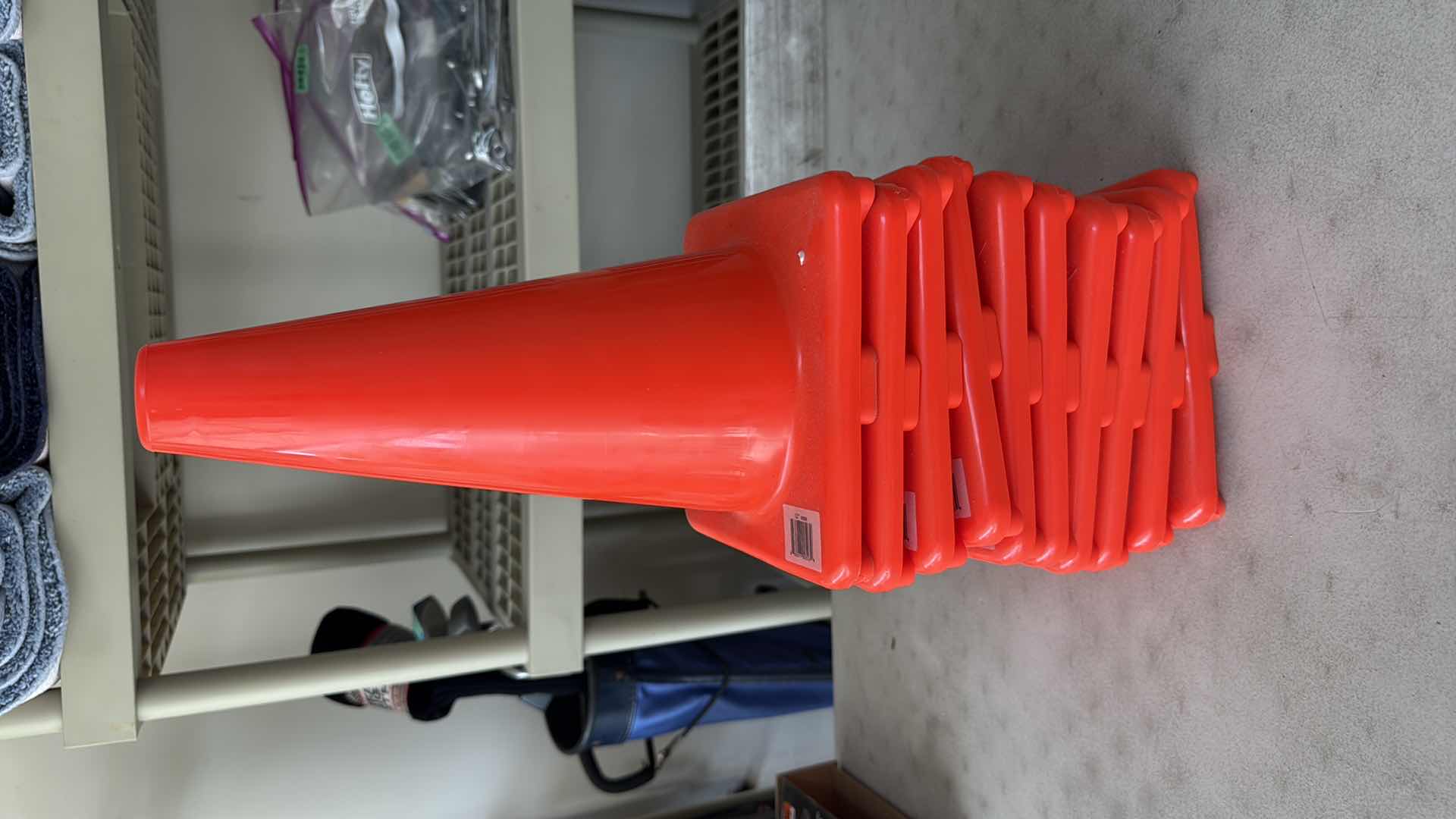 Photo 1 of 10-ORANGE SAFETY CONES