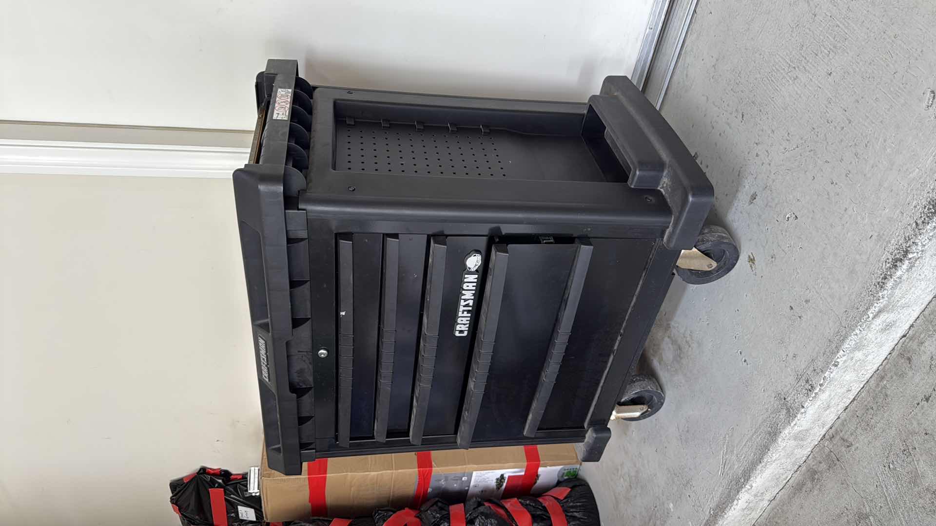 Photo 1 of BLACK CRAFTSMAN ROLLING  5 DRAWER TOOL CABINET  33” x 20” H39”