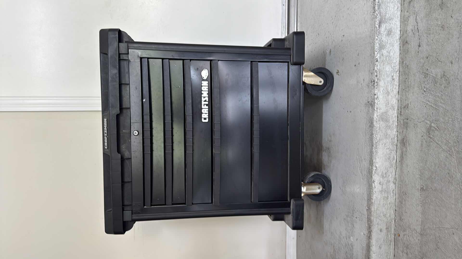 Photo 1 of BLACK CRAFTSMAN ROLLING  5 DRAWER TOOL CABINET  33” x 20” H39”