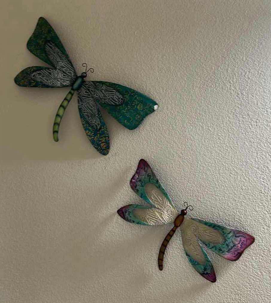 Photo 1 of 2 METAL WALL BUTTERFLIES W 14”