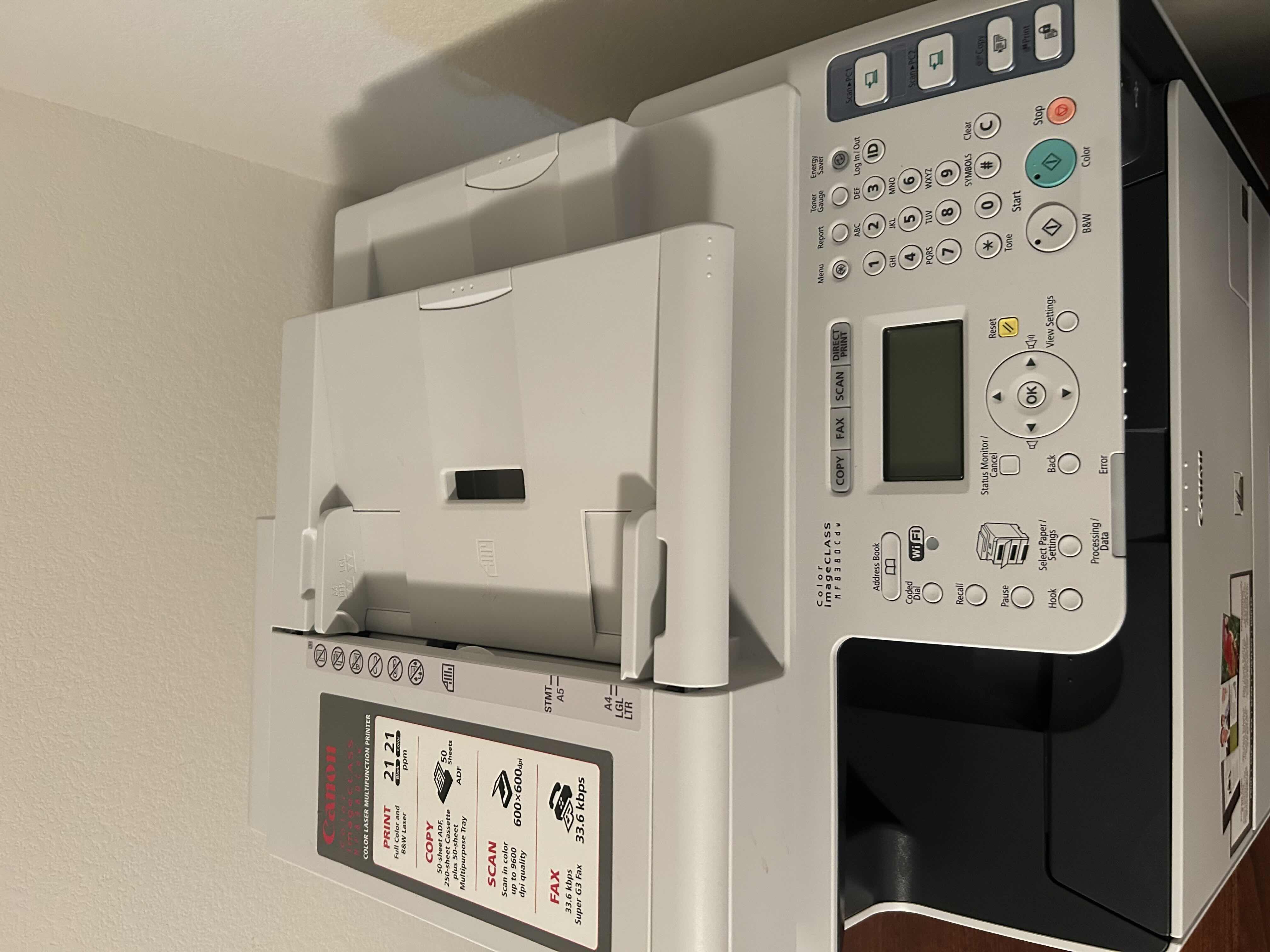 Photo 1 of CANON IMAGECLASS ALL IN ONE WIRELESS COLOR LASER PRINTER