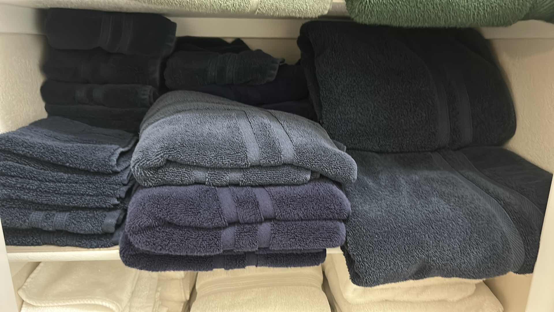 Photo 1 of CONTENTS OF SHELF DARK BLUE BATH TOWELS ONLY